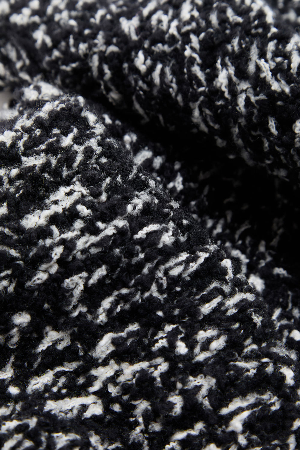 Fringe-Trim Wool Blend Scarf Women Black Moncler 3