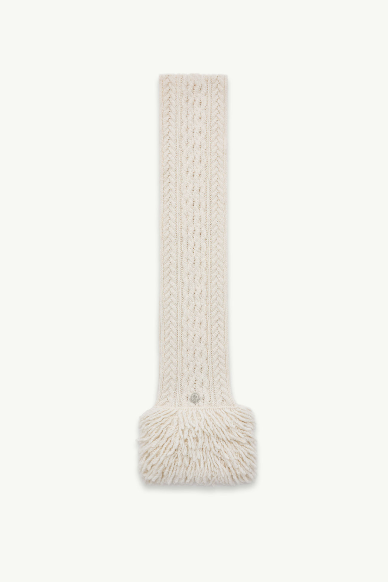 女士针织围巾 女士 象牙白 Moncler 0