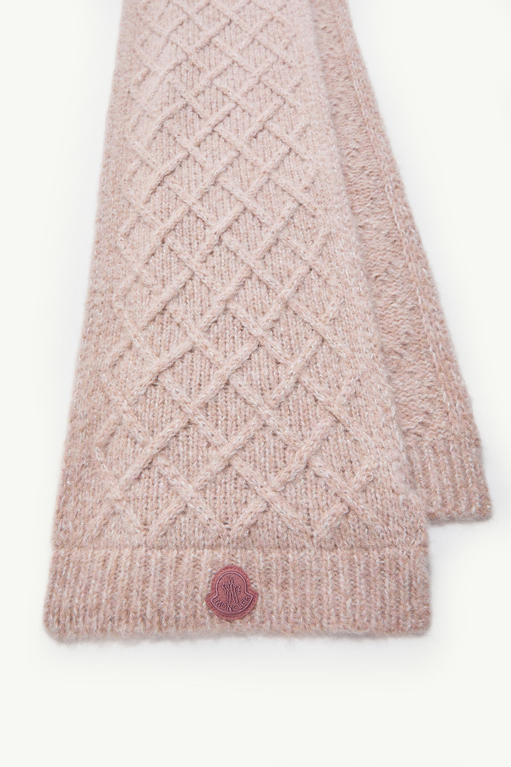 Bufanda de mezcla de alpaca Mujer Rosa Moncler 2