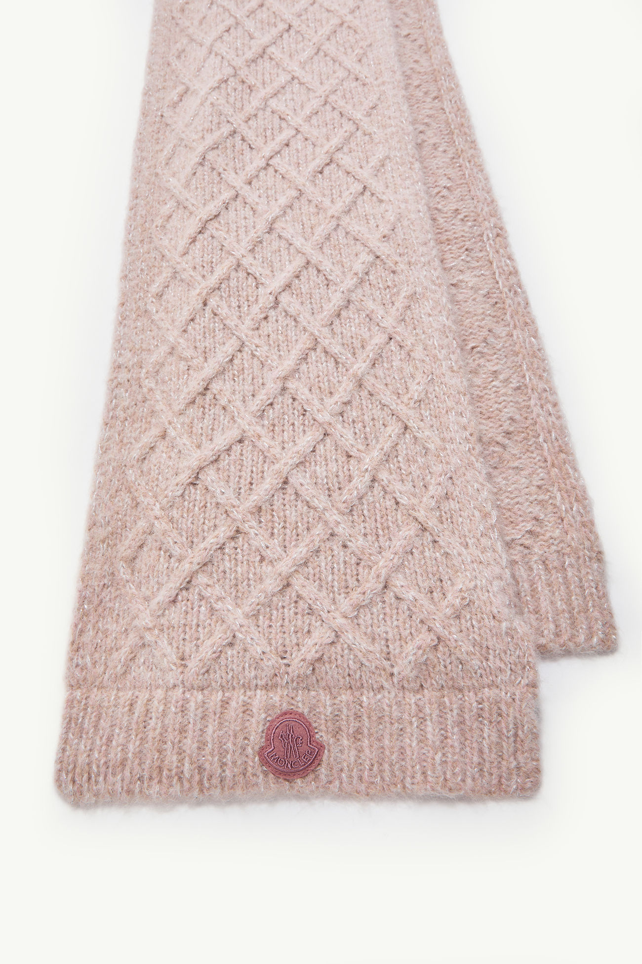 Bufanda de mezcla de alpaca Mujer Rosa Moncler 2