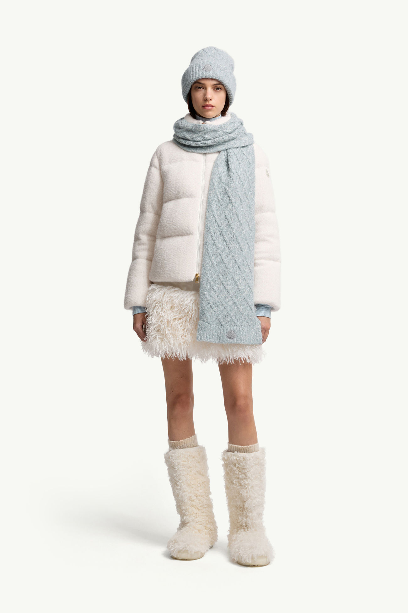 スカーフ レディース ライトブルー Moncler 1