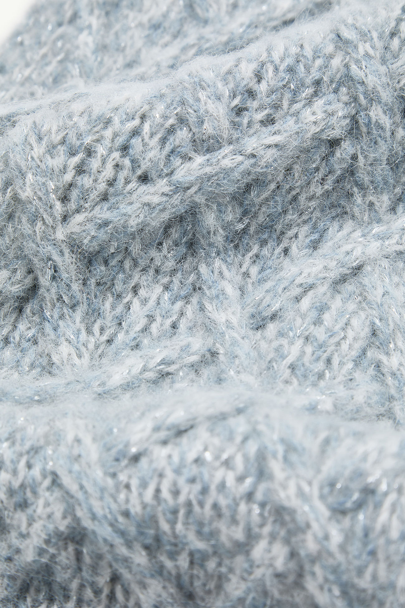 羊駝毛混紡圍巾 女士 淺藍色 Moncler 3