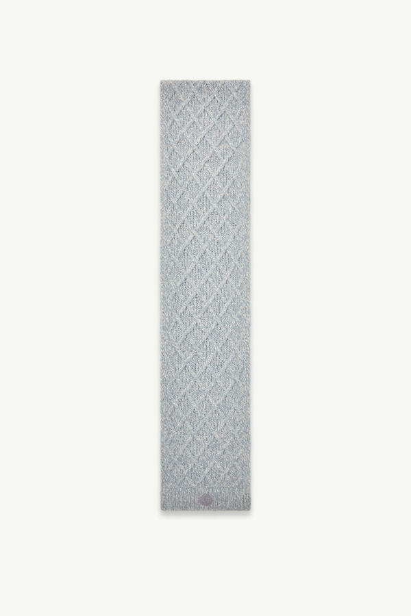 Écharpe en alpaga mélangé Femmes Bleu clair Moncler 0