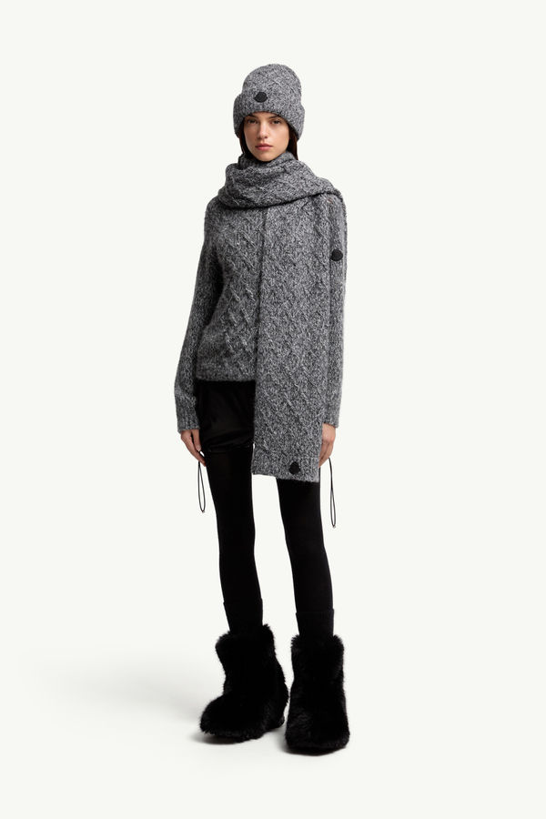 スカーフ レディース ブラック Moncler 1