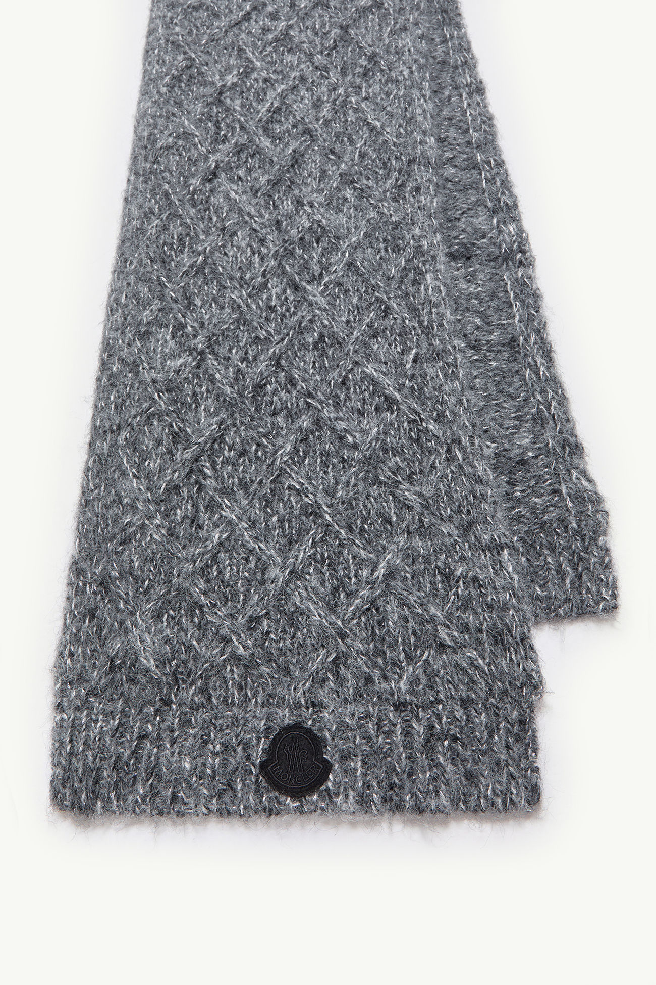 Bufanda de mezcla de alpaca Mujer Negro Moncler 2