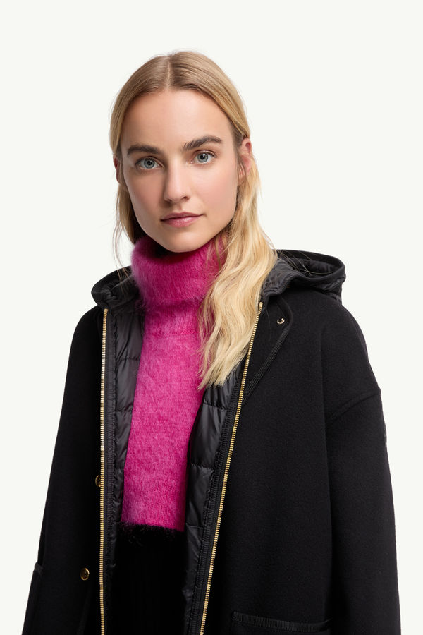 Latzhose aus einer Wolle-Mohair-Mischung Damen Fuchsia Moncler 0