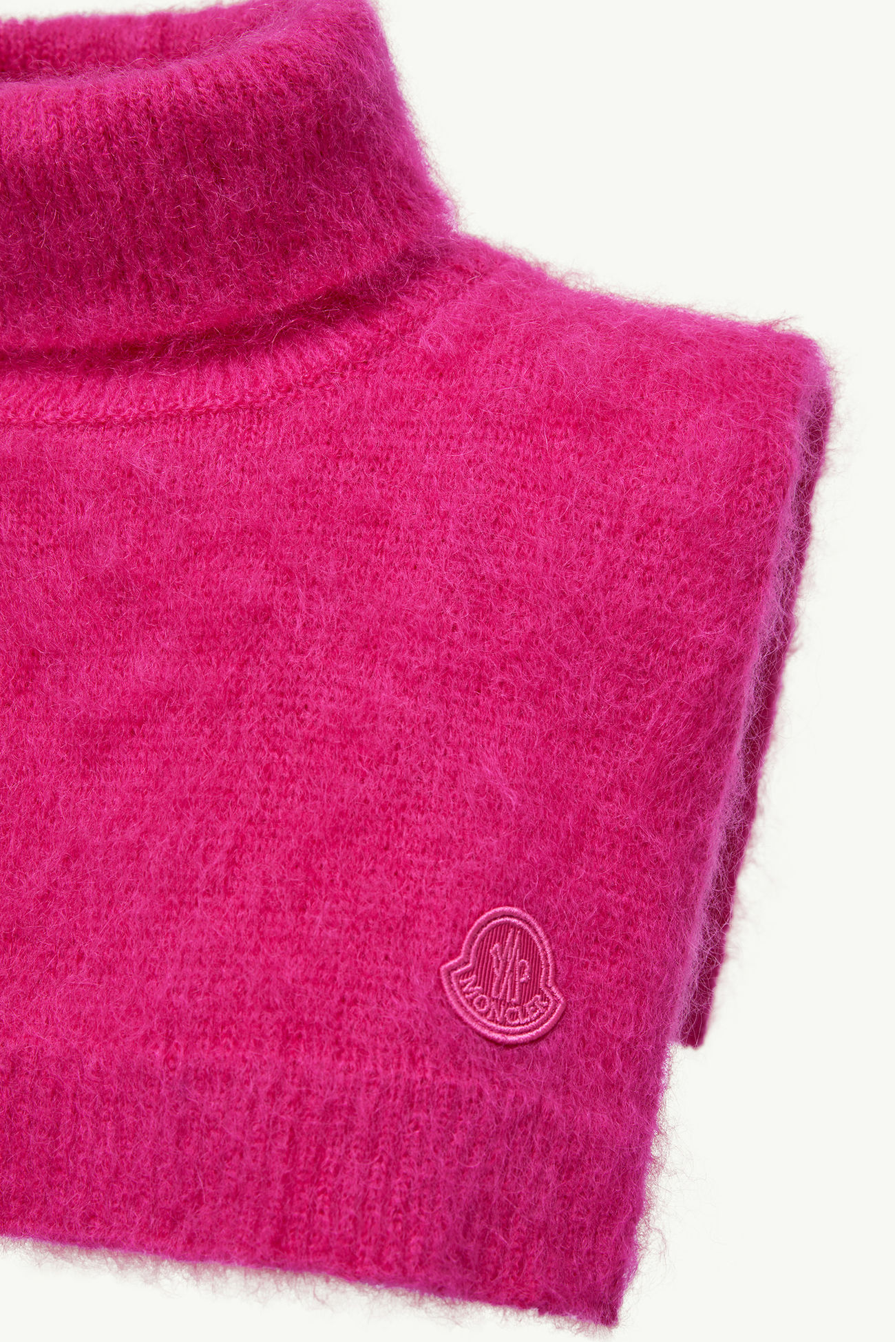 Pettorina in Misto Mohair e Lana Donna Fucsia Moncler 1
