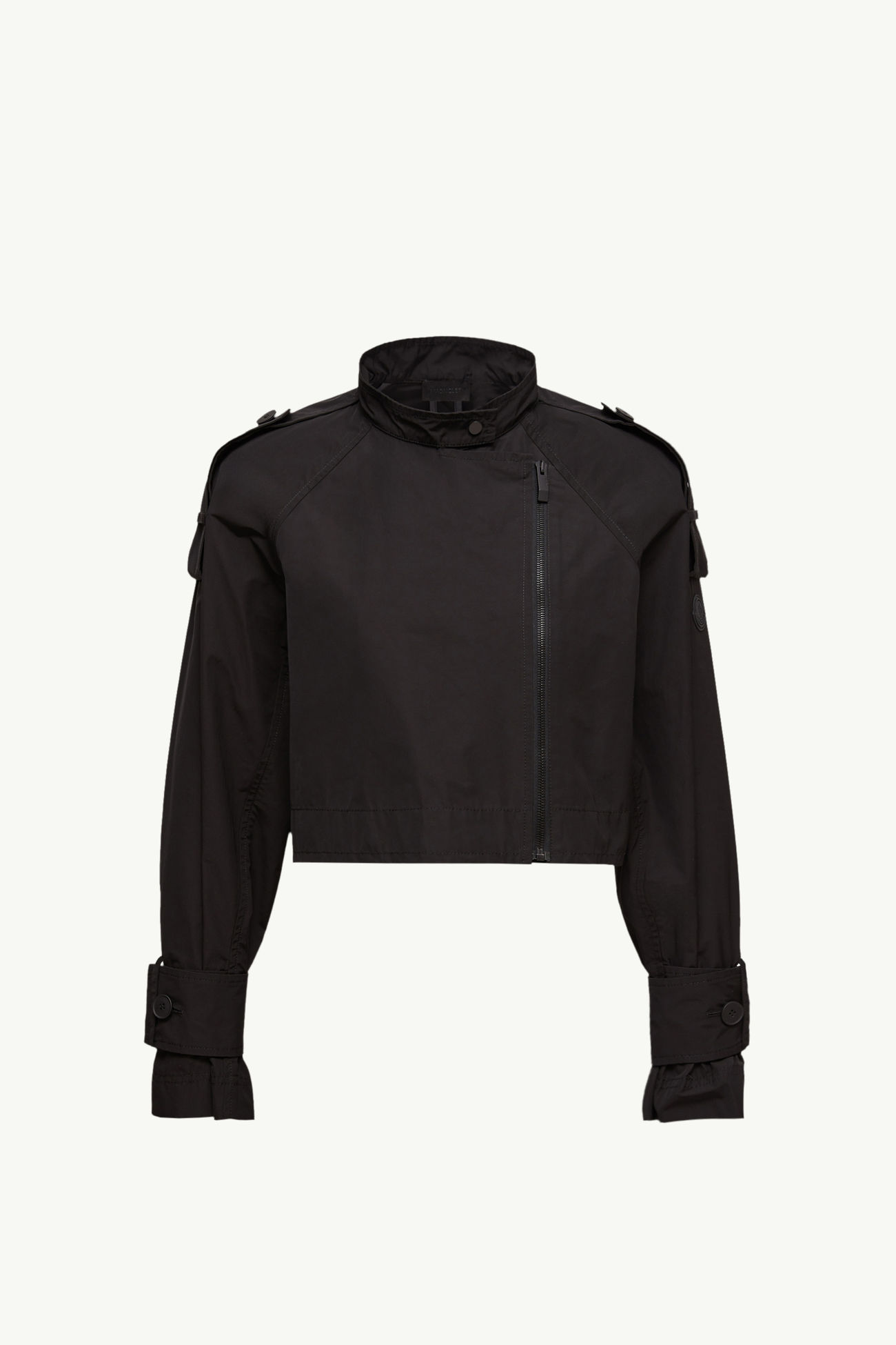 Giacca con zip asimmetrica Donna Nero Moncler 2