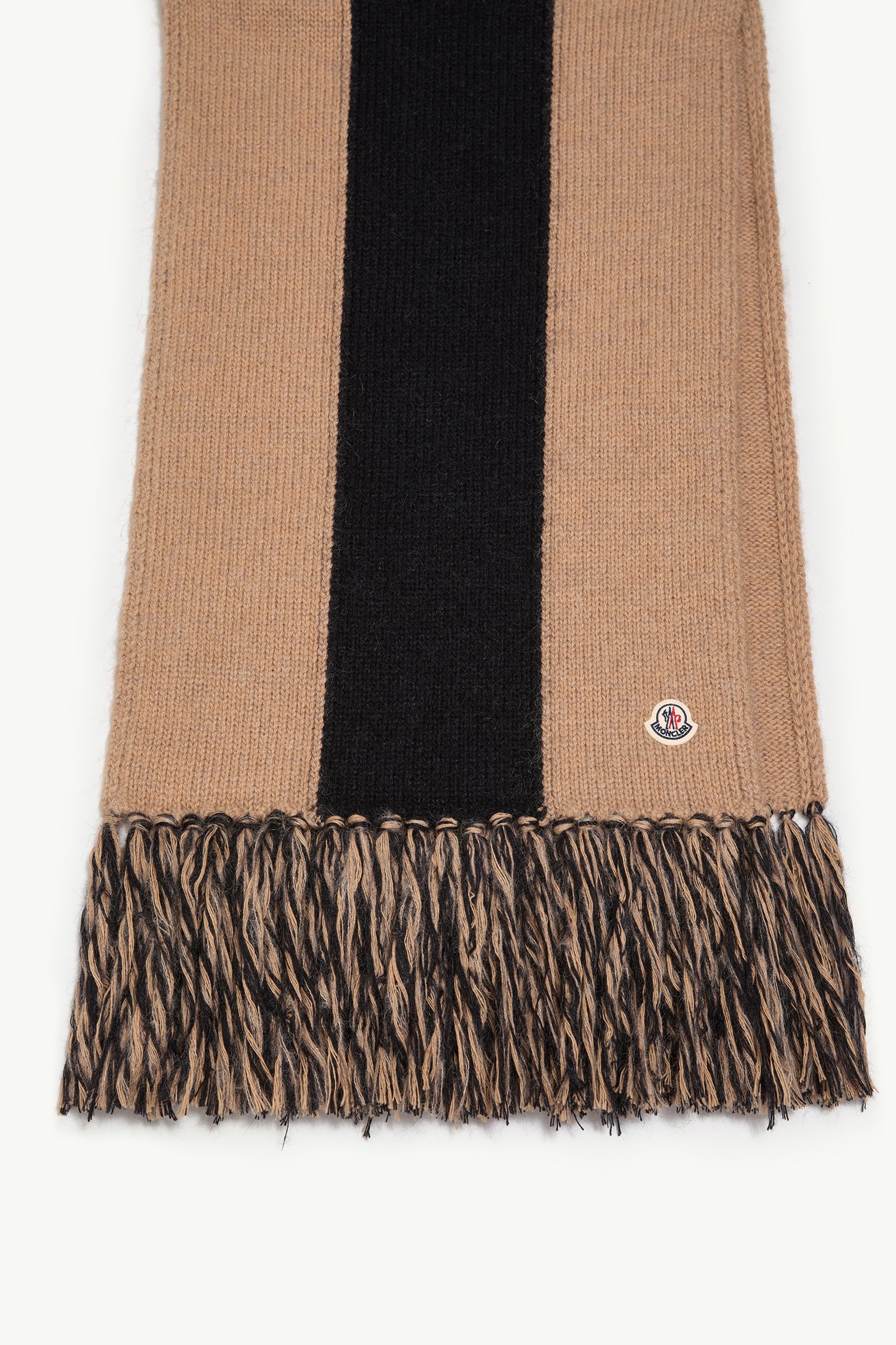 Wool, Cashmere & Mohair Poncho Women Beige Moncler 1