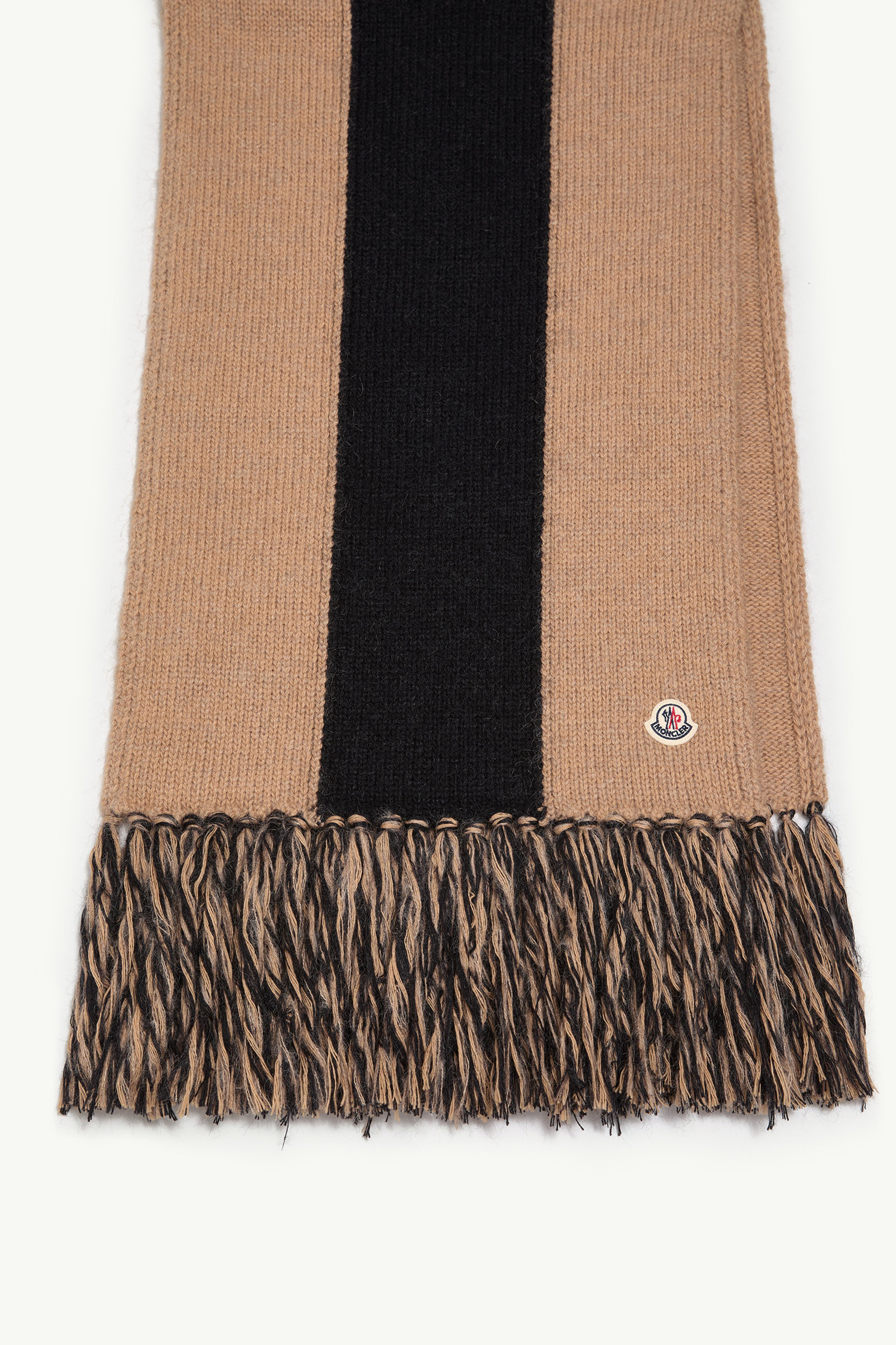 Wool, Cashmere & Mohair Poncho Women Beige Moncler 1
