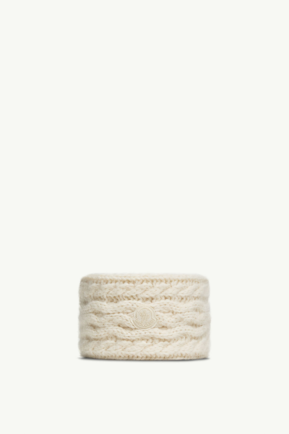 Alpaca Blend Headband Women White Ivory Moncler 0