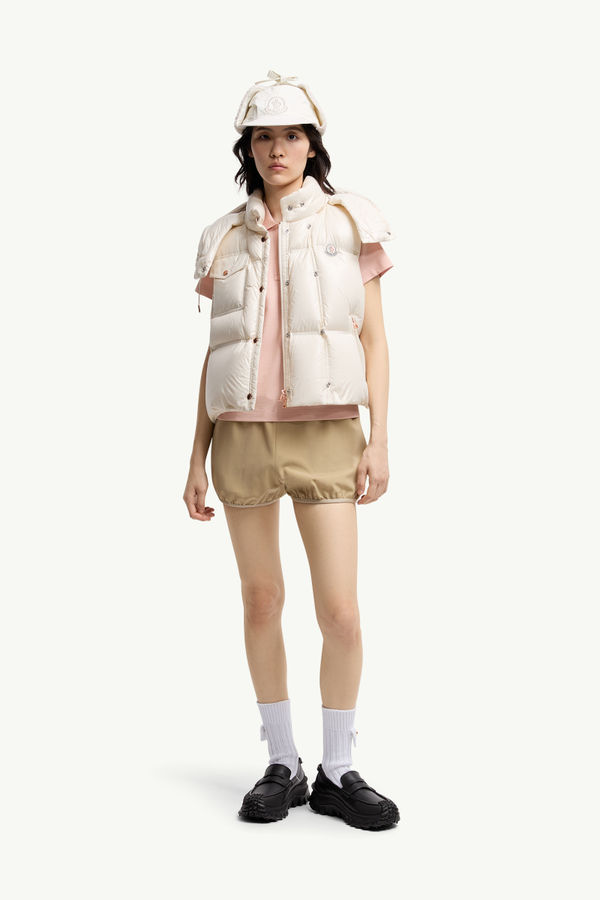 Heart Logo Patch Cotton Piquet Polo Shirt Women Light Pink Moncler 0