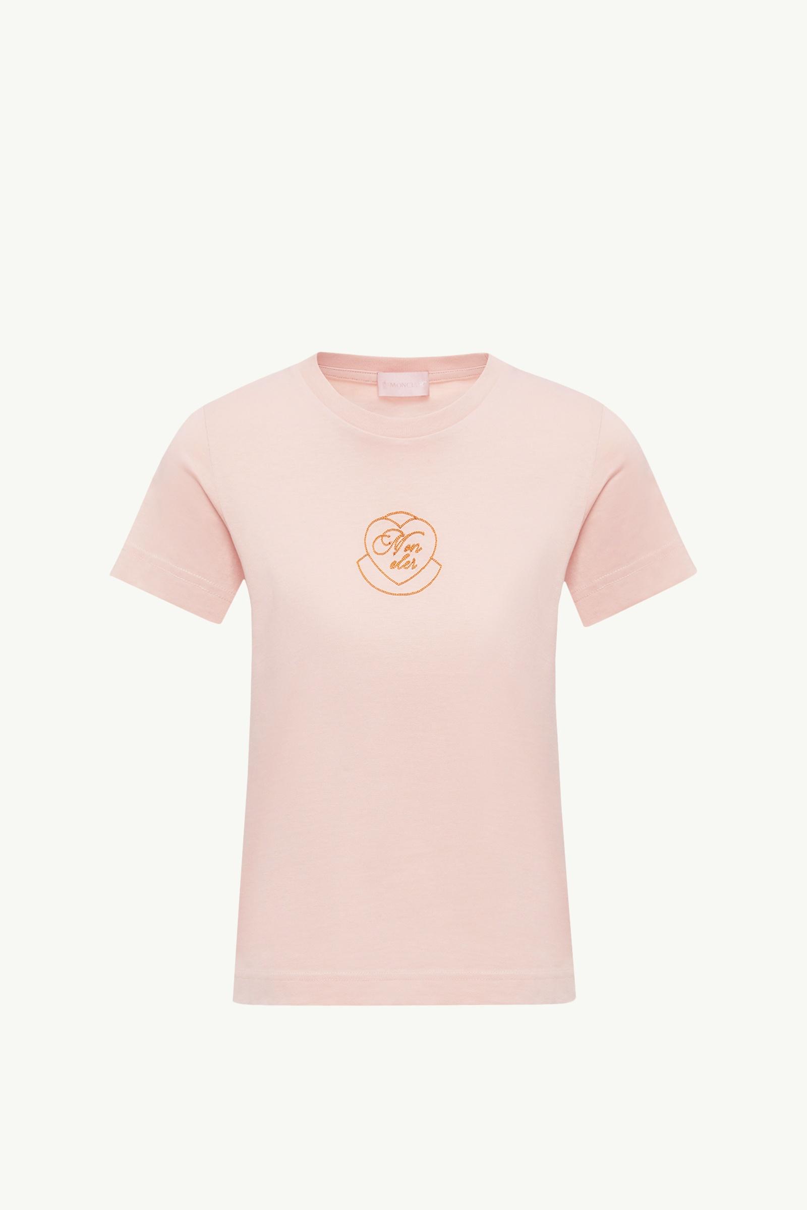 新品】モンクレール Tシャツ ピンク 【公式通販】