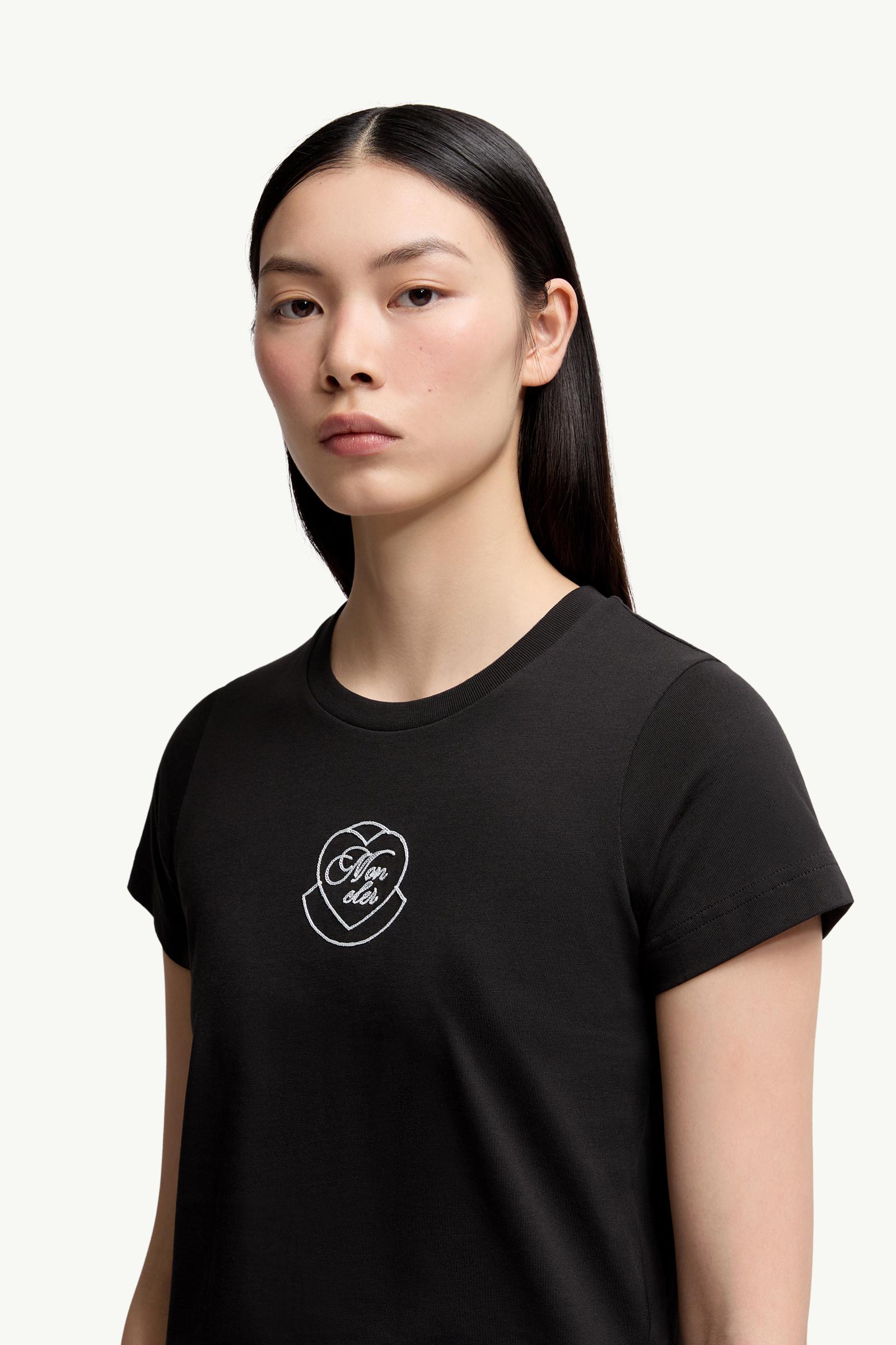 Tシャツ ブラック MONCLER fit slim M1 モンクレール tシャツ 黒 