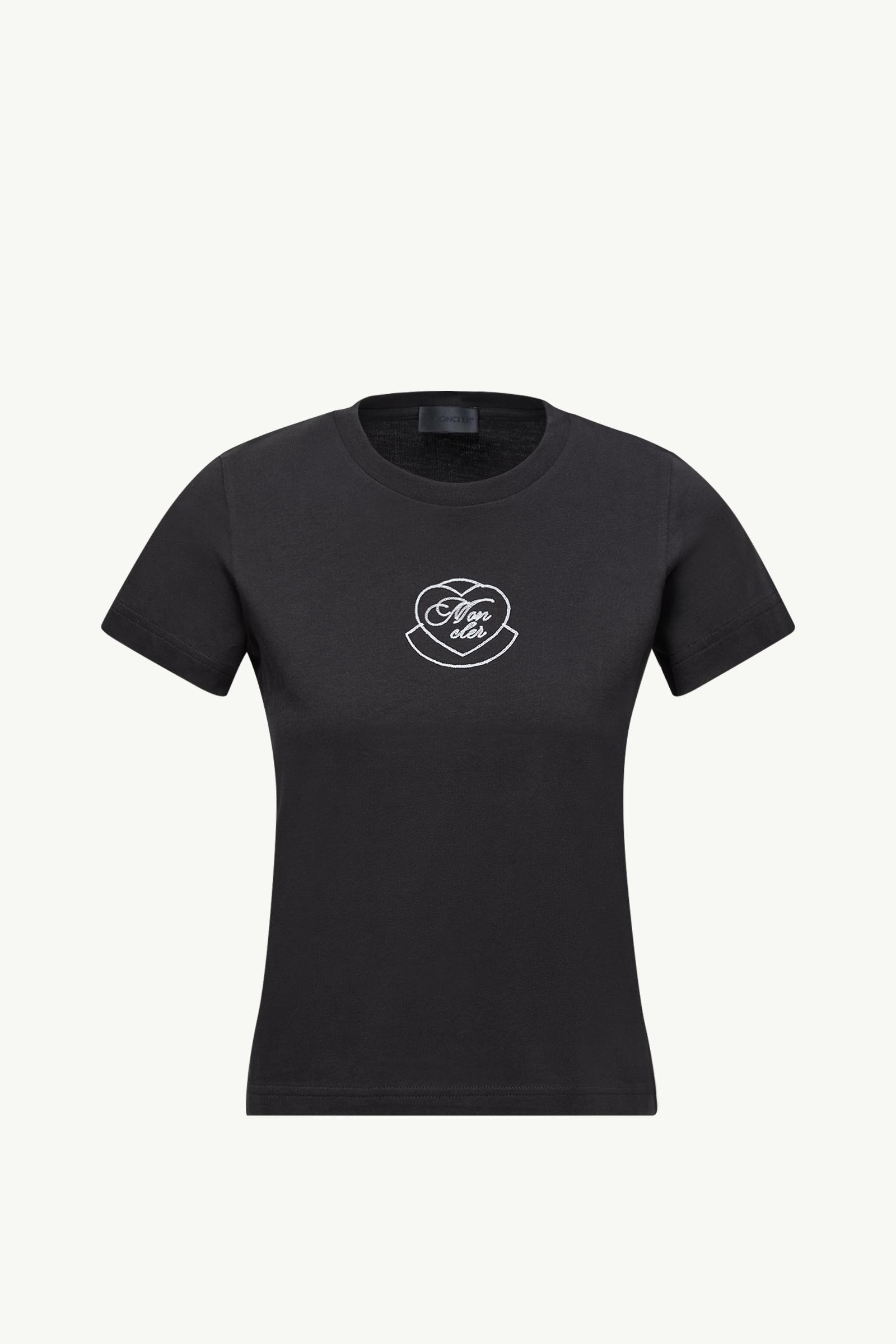 Embroidered Heart Logo Cotton T-Shirt_findInBoutique_image
