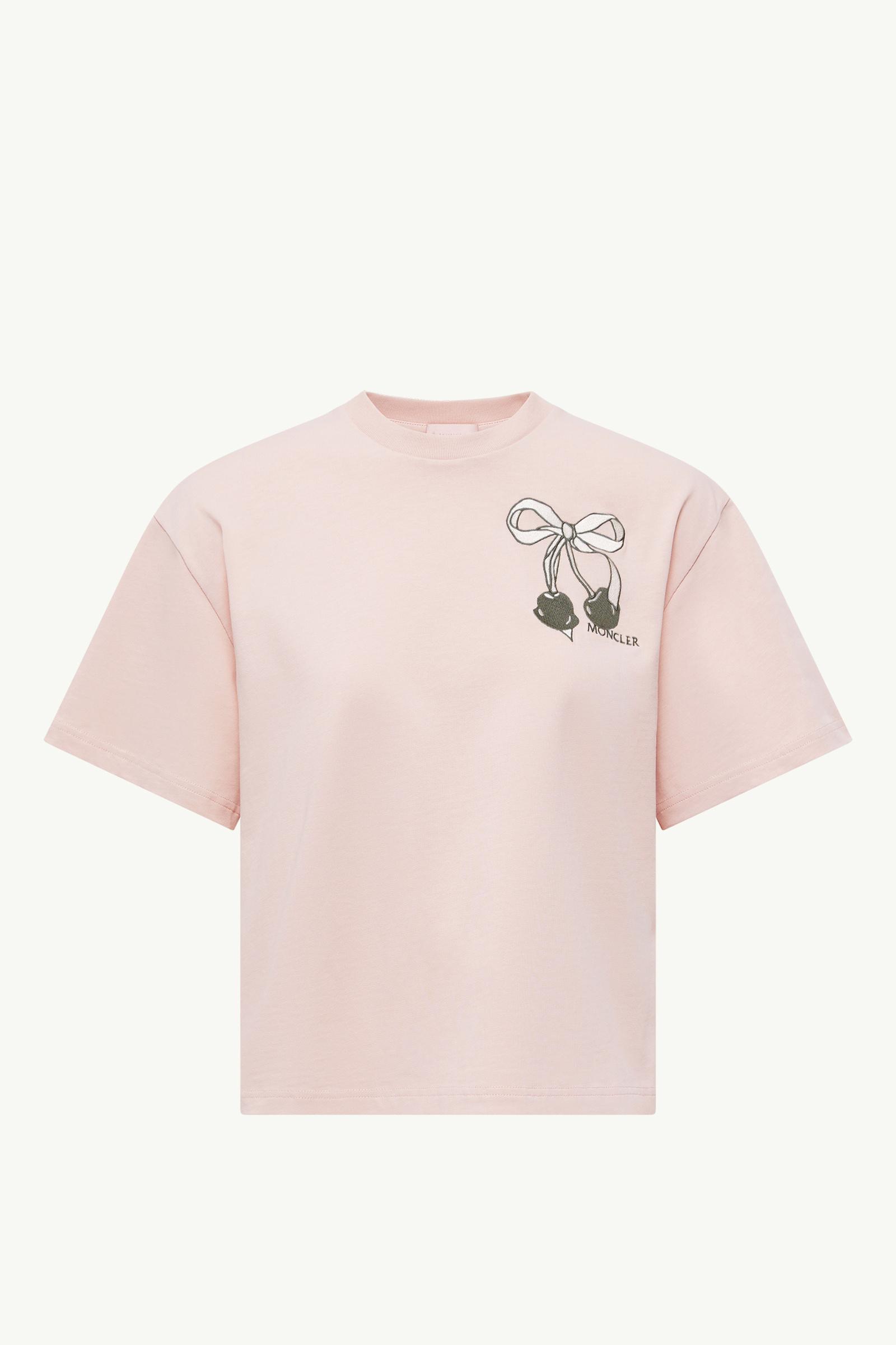 Embroidered Cherry Logo Cotton T-Shirt_findInBoutique_image