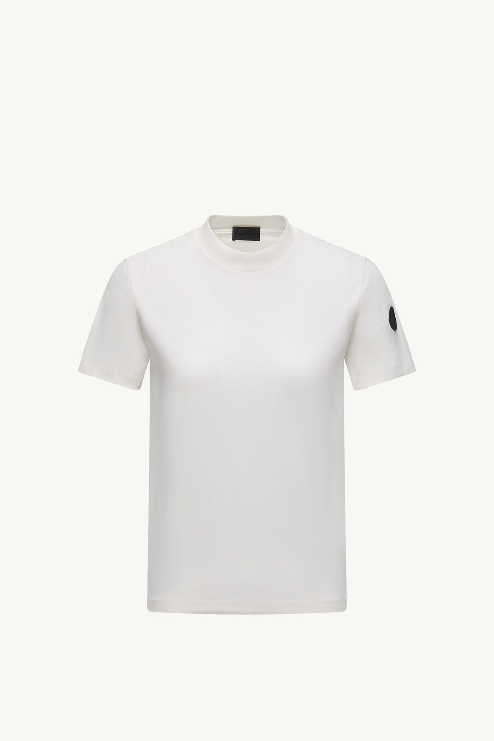 T-Shirt en coton plissé au dos Femmes Blanc Moncler 2
