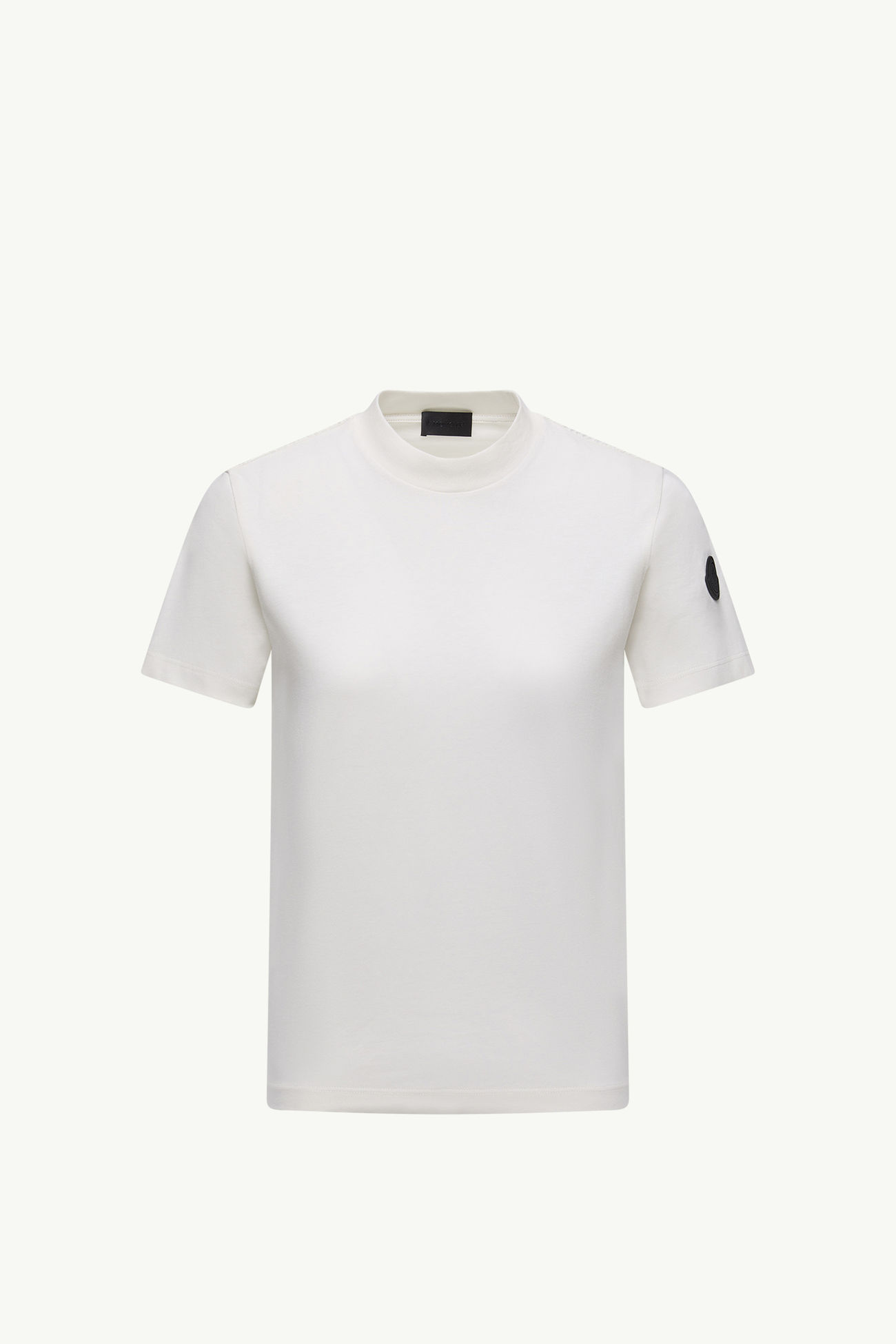 T-Shirt en coton plissé au dos Femmes Blanc Moncler 2