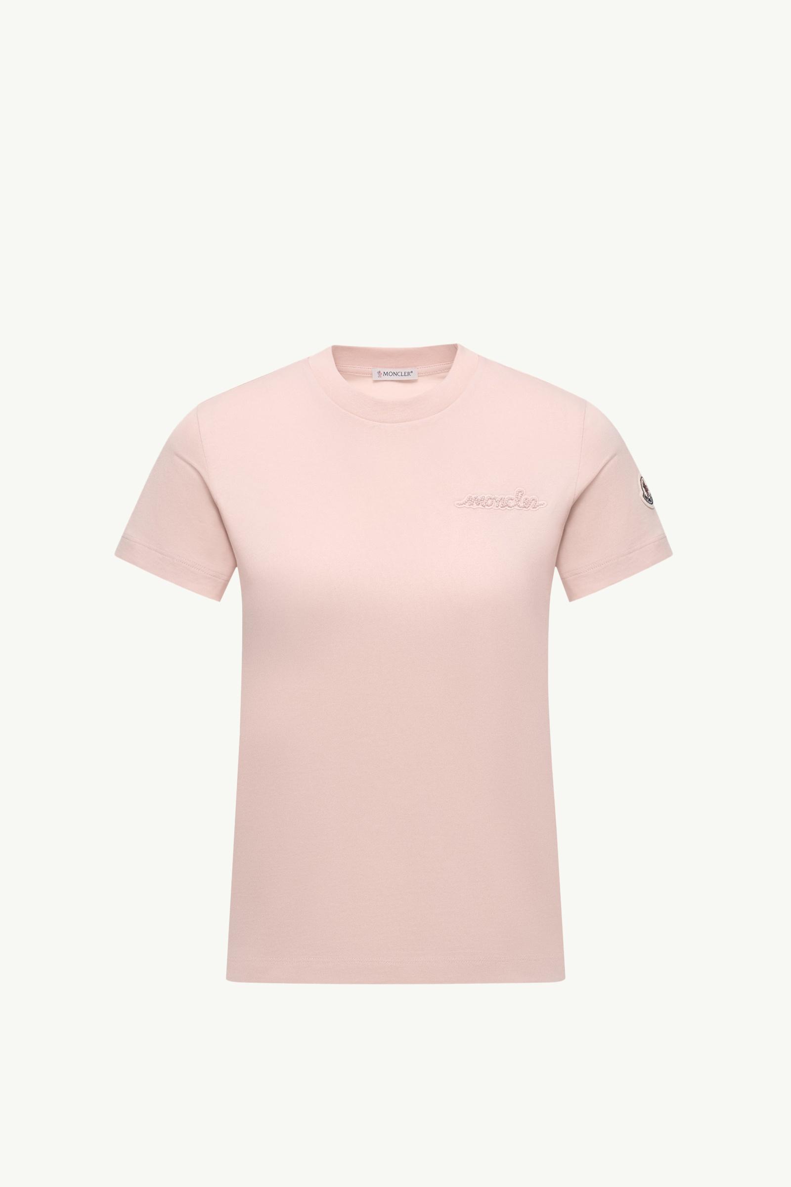 新品】モンクレール Tシャツ レディース ピンク 【公式通販】