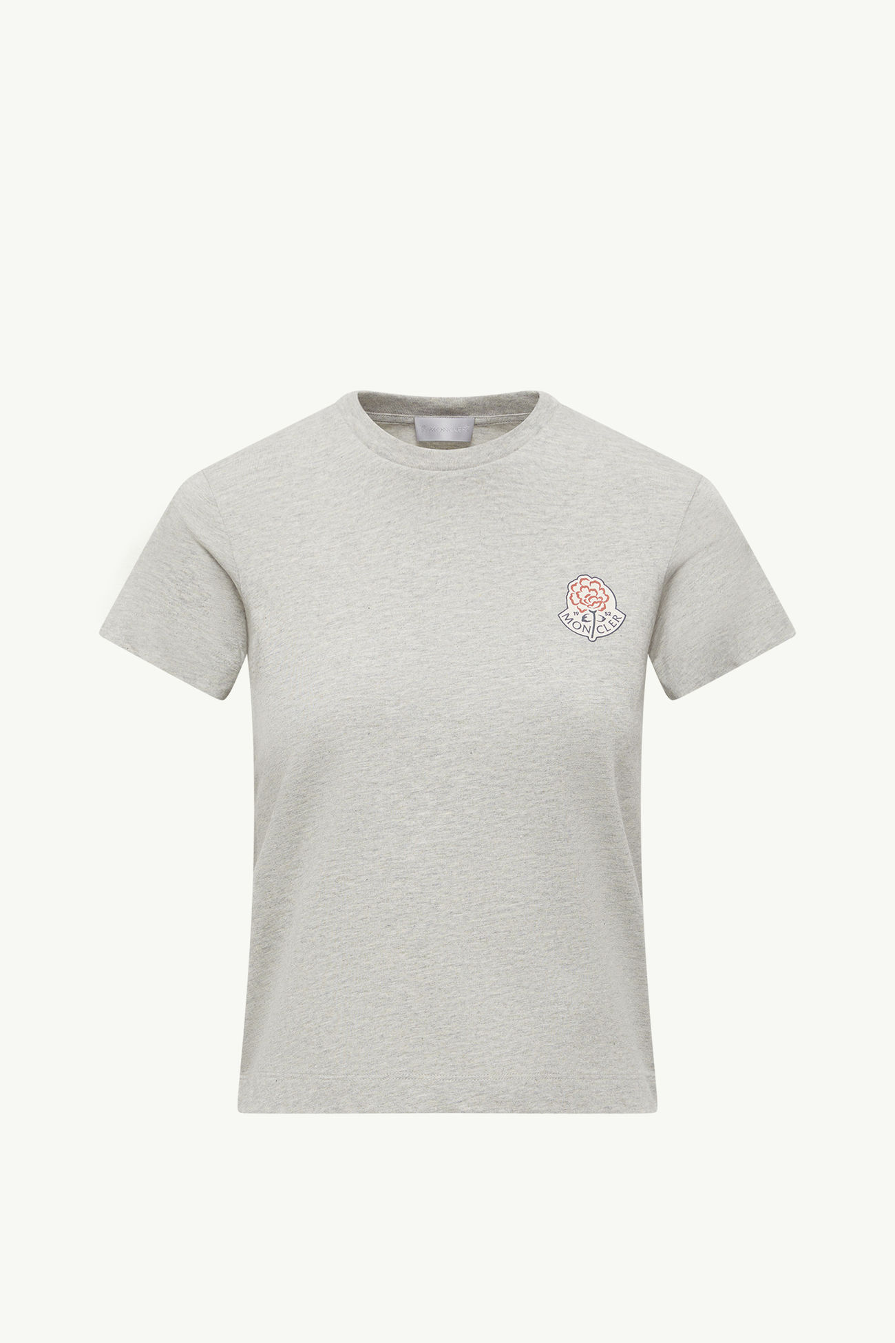 T-shirt en coton à logo Femmes Gris Moncler 2
