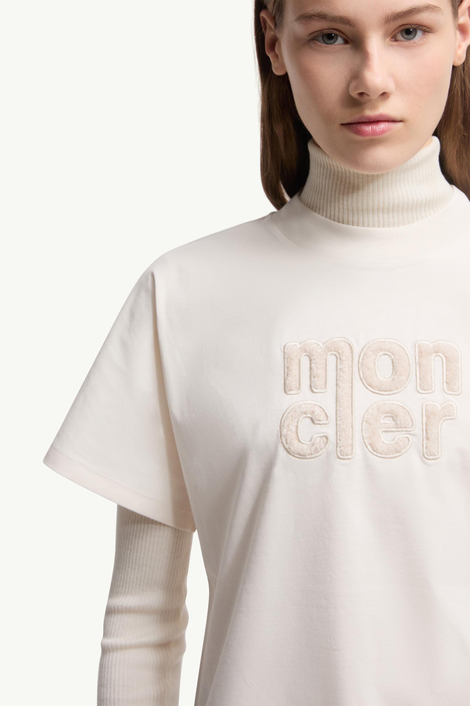 ホワイト Tシャツ : トップ＆Tシャツ 向けの レディース | モンクレール