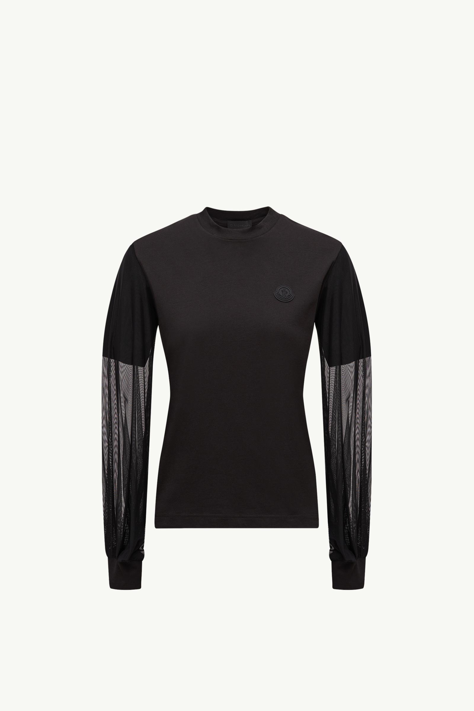 ブラック トップス : トップ＆Tシャツ 向けの レディース | モンクレール