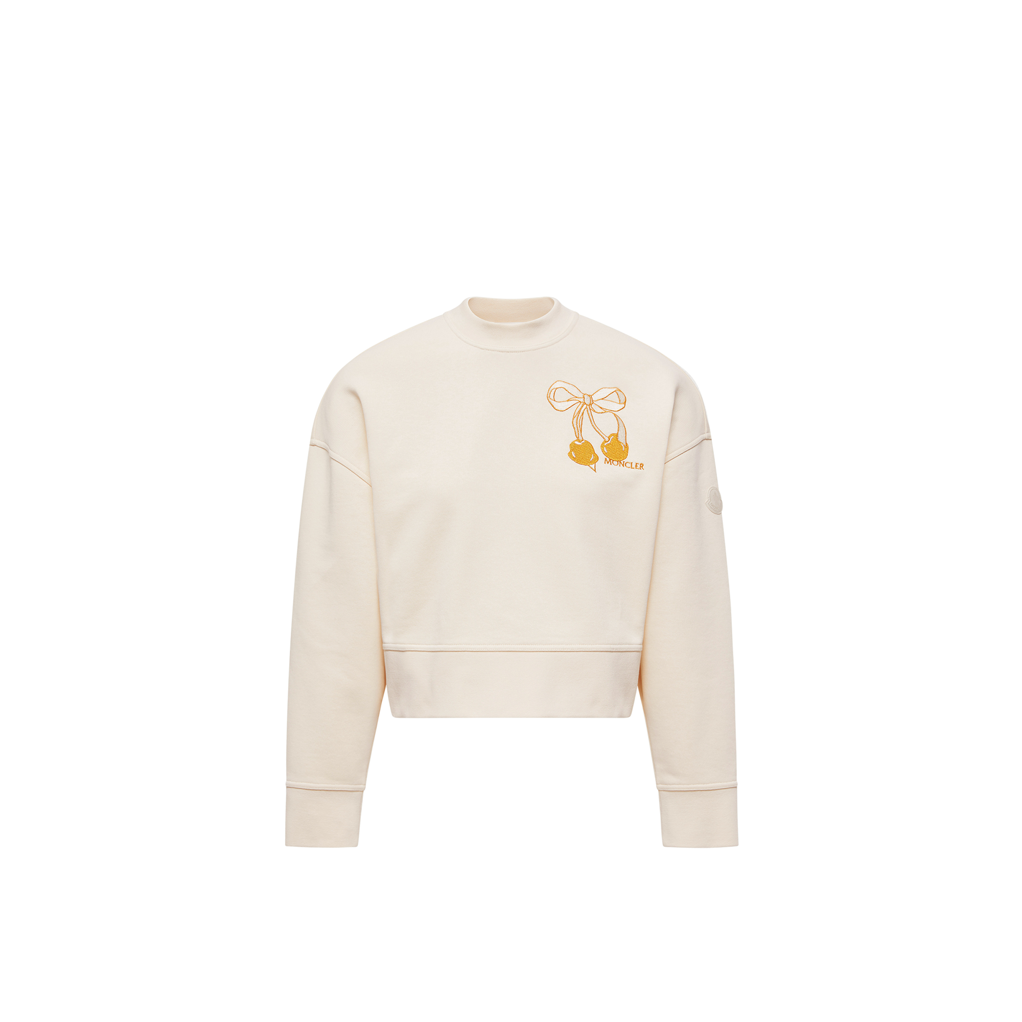 MONCLER COLLECTION Women's Cotton Sweatshirt - White - Size L