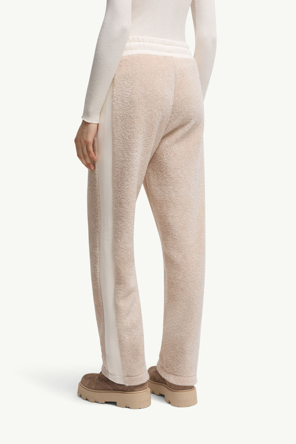 Teddy Track Pants Women White Moncler 4