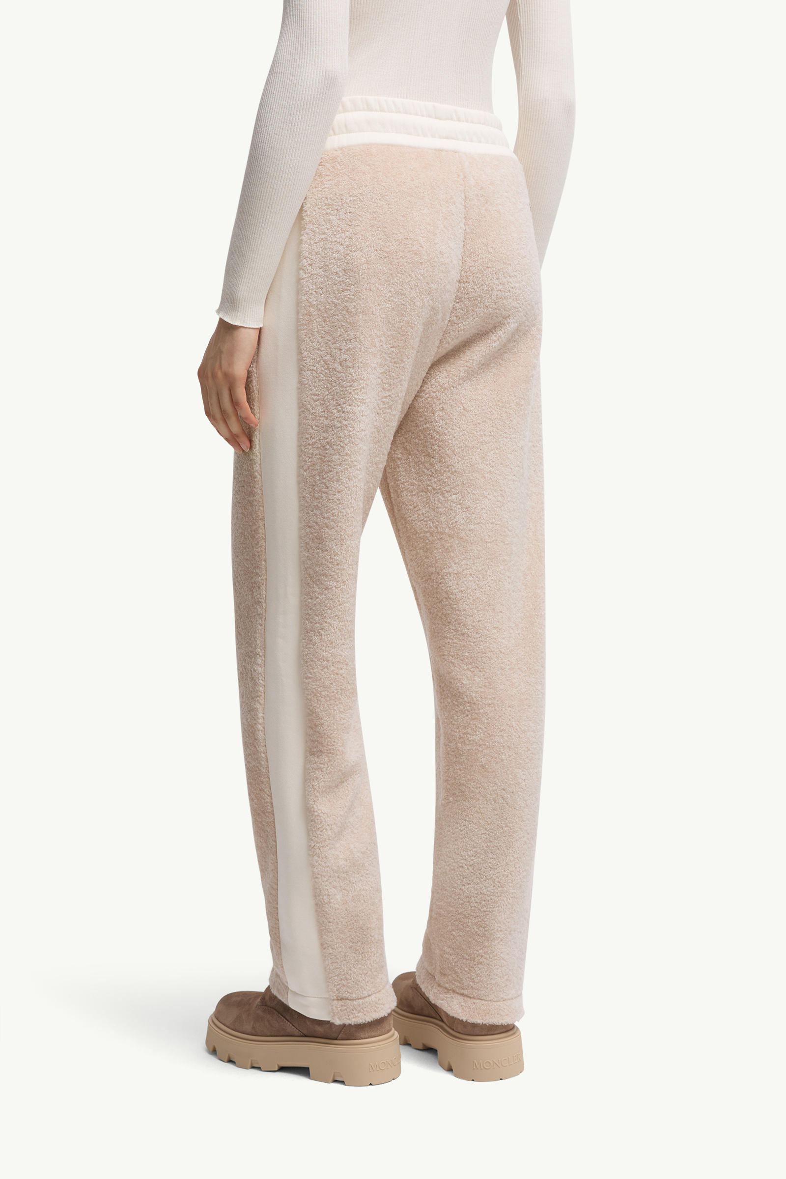 Teddy Track Pants Women White Moncler 4