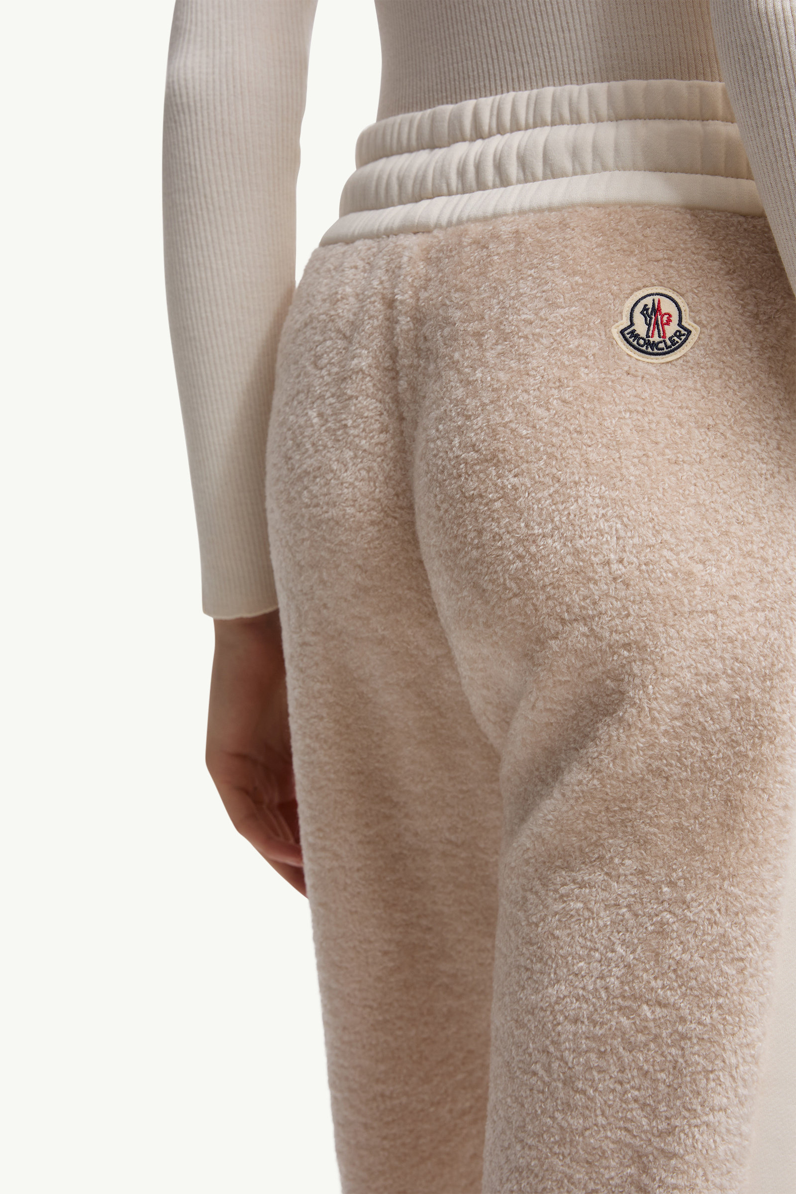 Teddy Track Pants Women White Moncler 5