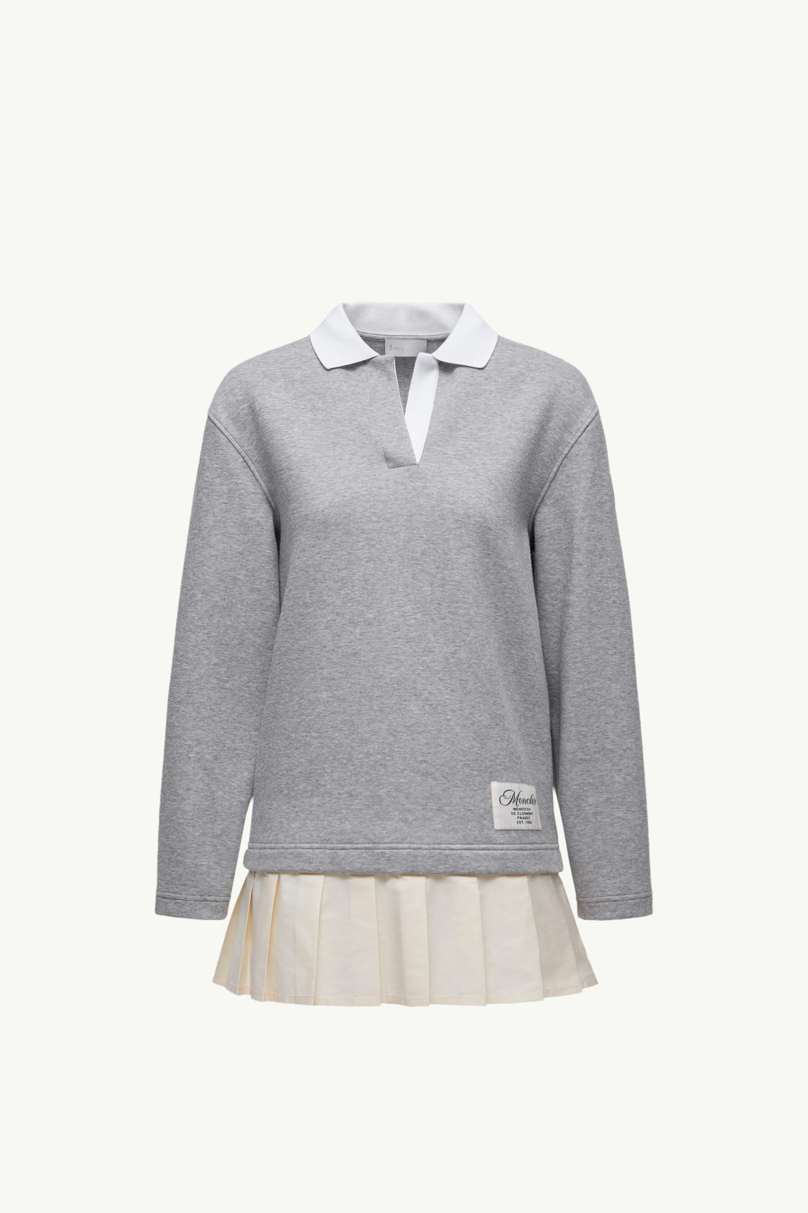 Pleated Cotton Blend Polo Dress_findInBoutique_image