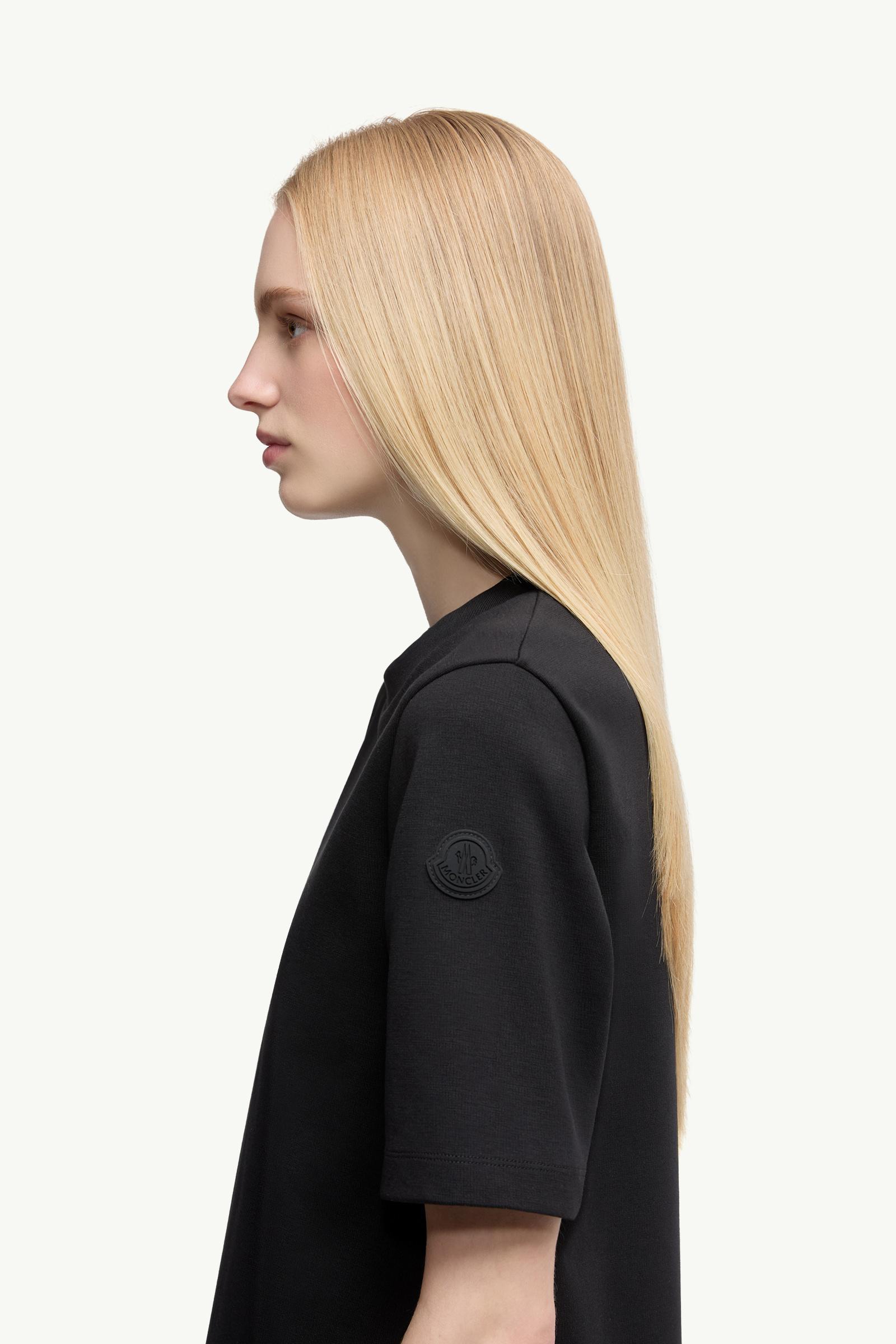 Cotton & Tulle Dress Women Black Moncler 1