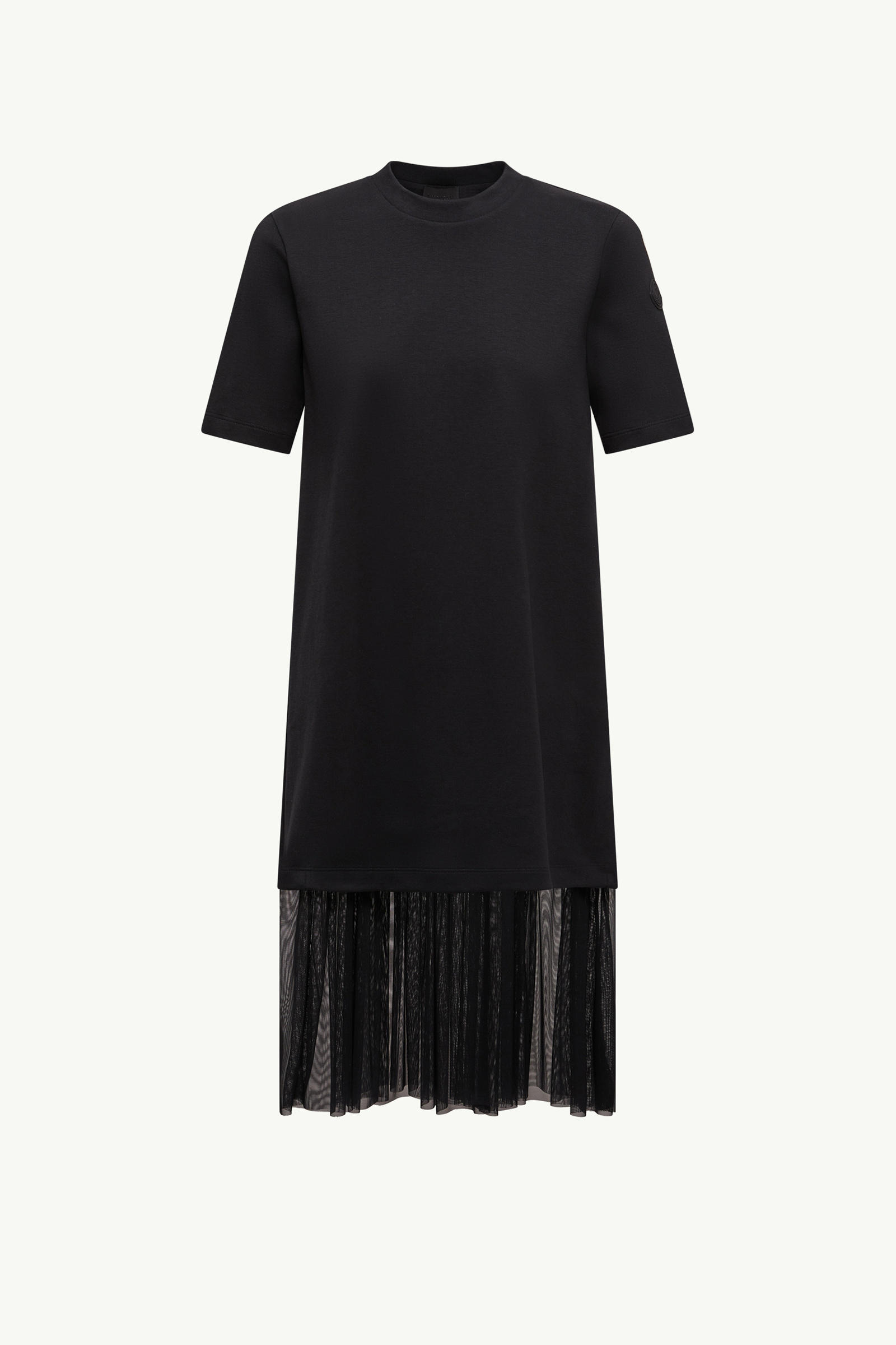 Cotton & Tulle Dress Women Black Moncler 2