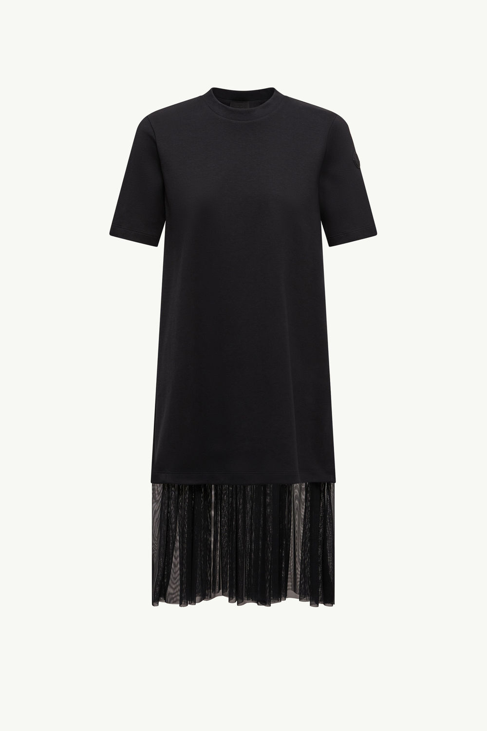 Robe en coton et tulle Femmes Noir Moncler 2