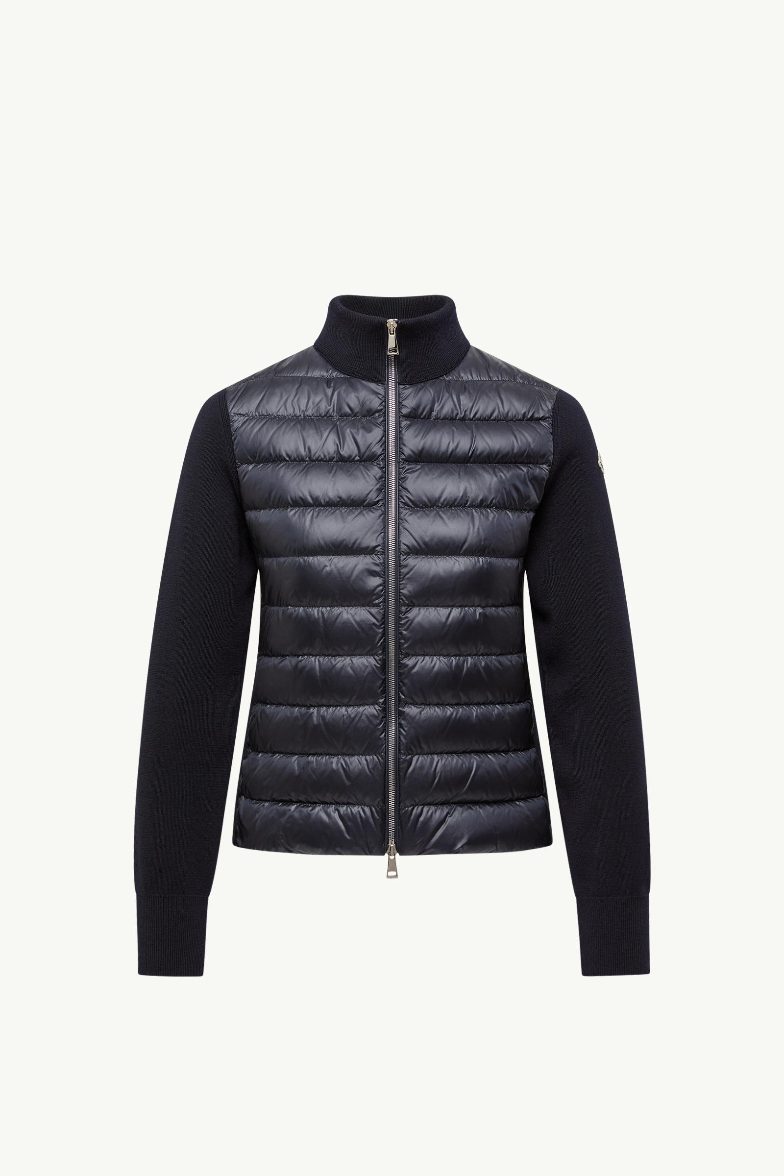 Wattierte Strickjacke aus Wolle mit Reißverschluss_findInBoutique_image
