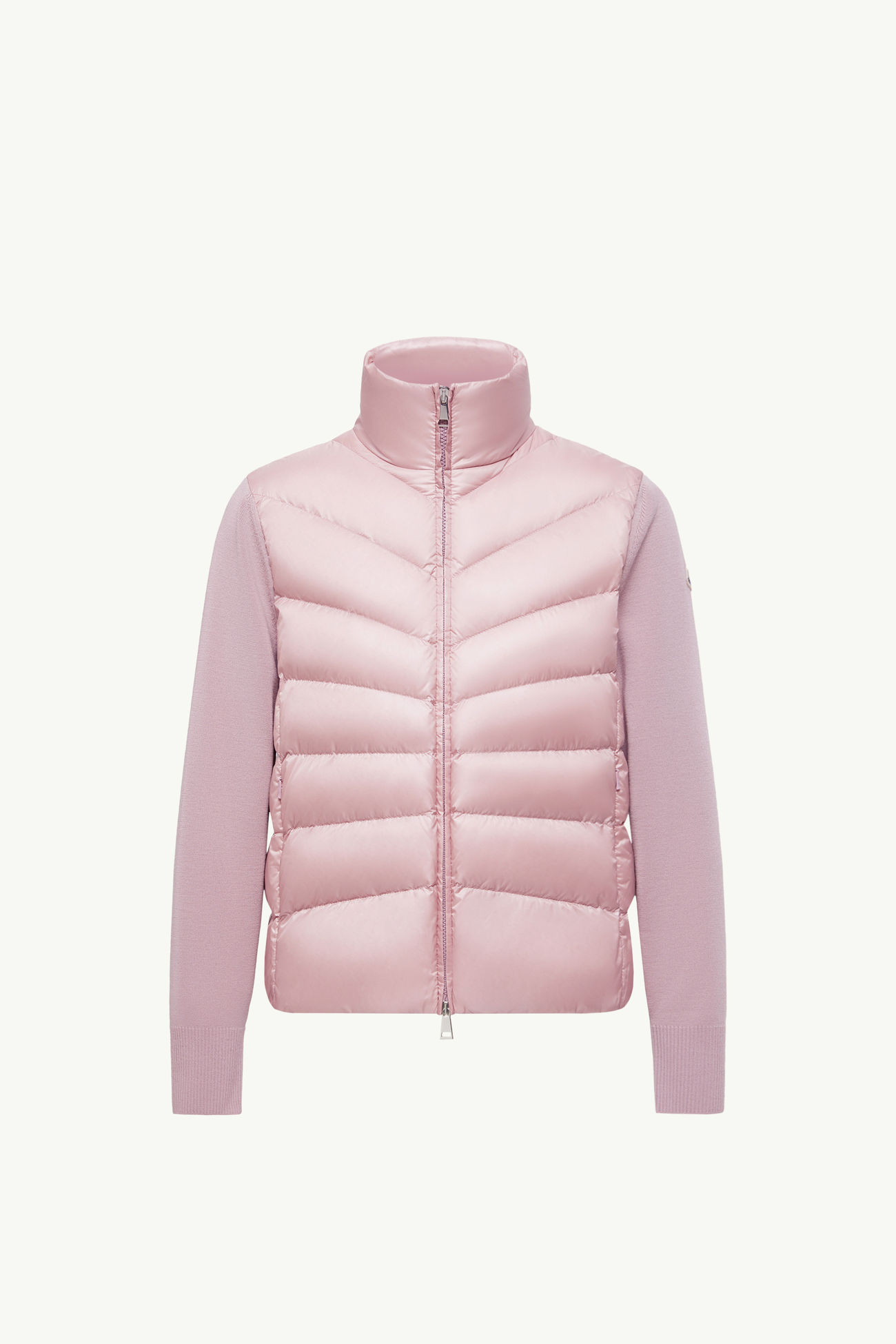 夾層羊毛開襟毛衣 女士 粉紅色 Moncler 2