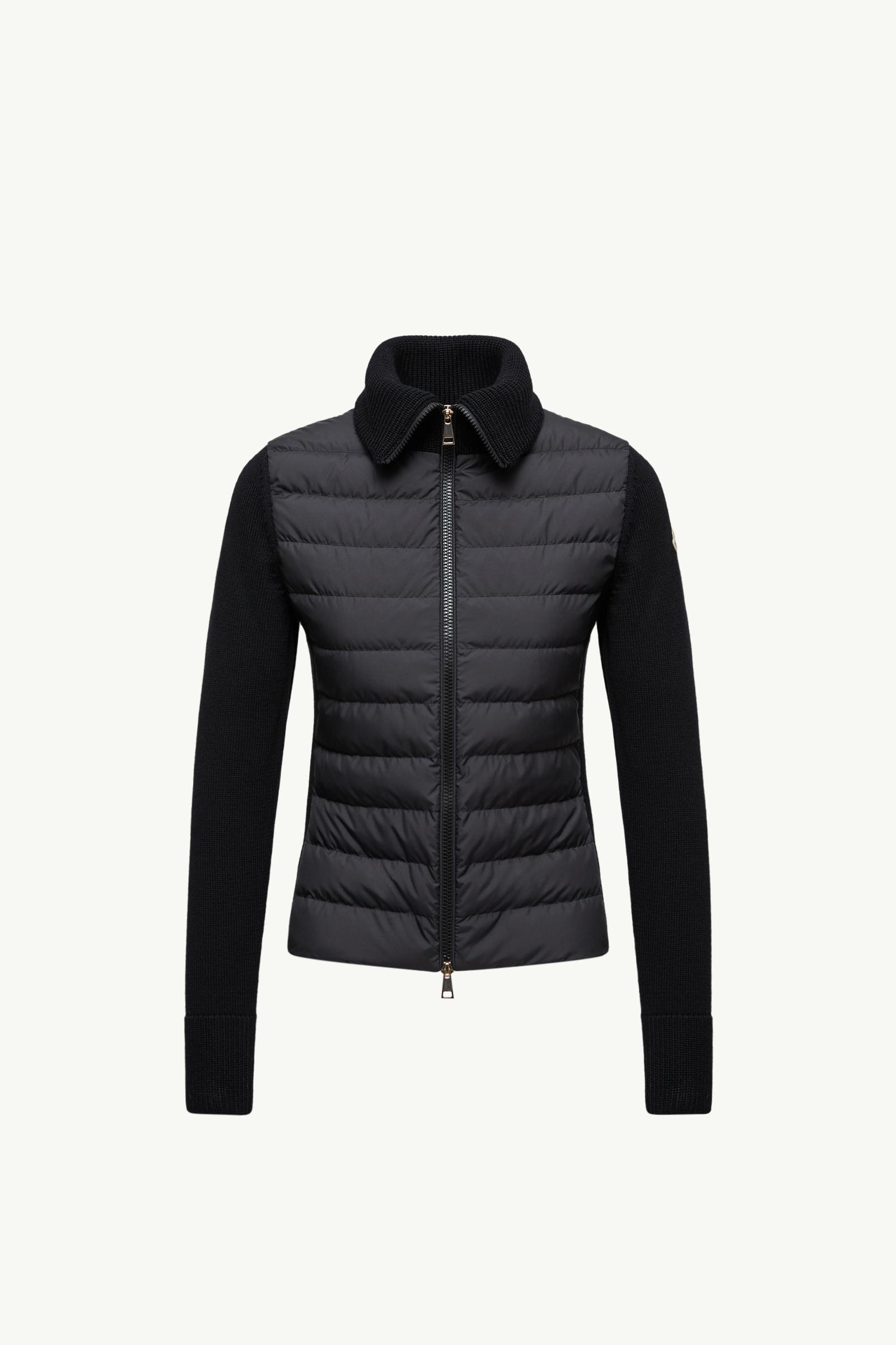 モンクレール　レディース　カーディガン MONCLER モンクレール ダウン切り替え ジップアップ