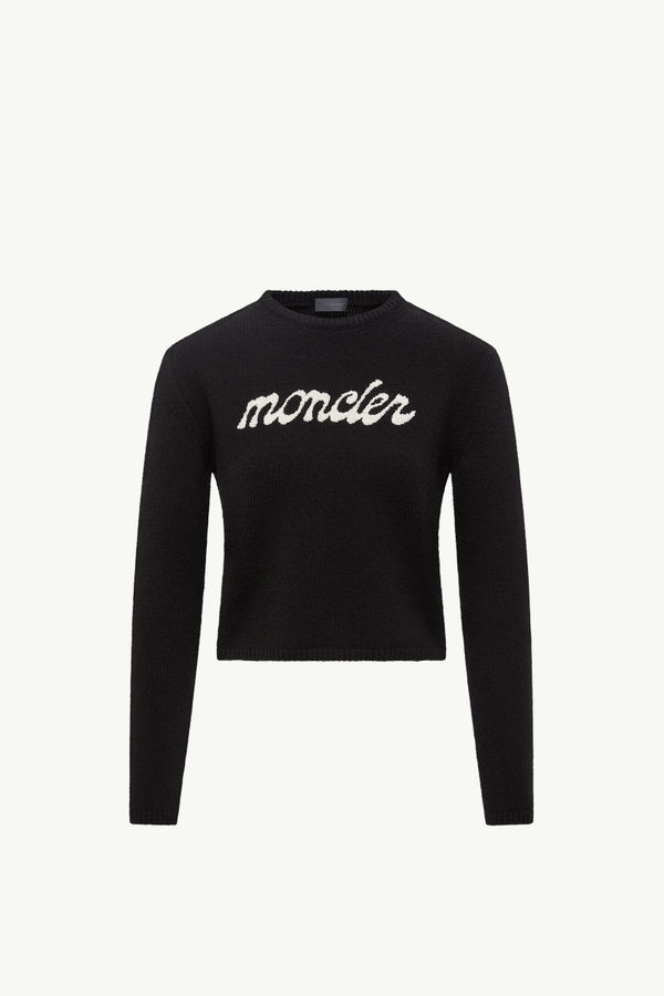 Pullover aus Wolle und Kaschmir Damen Schwarz Moncler 2