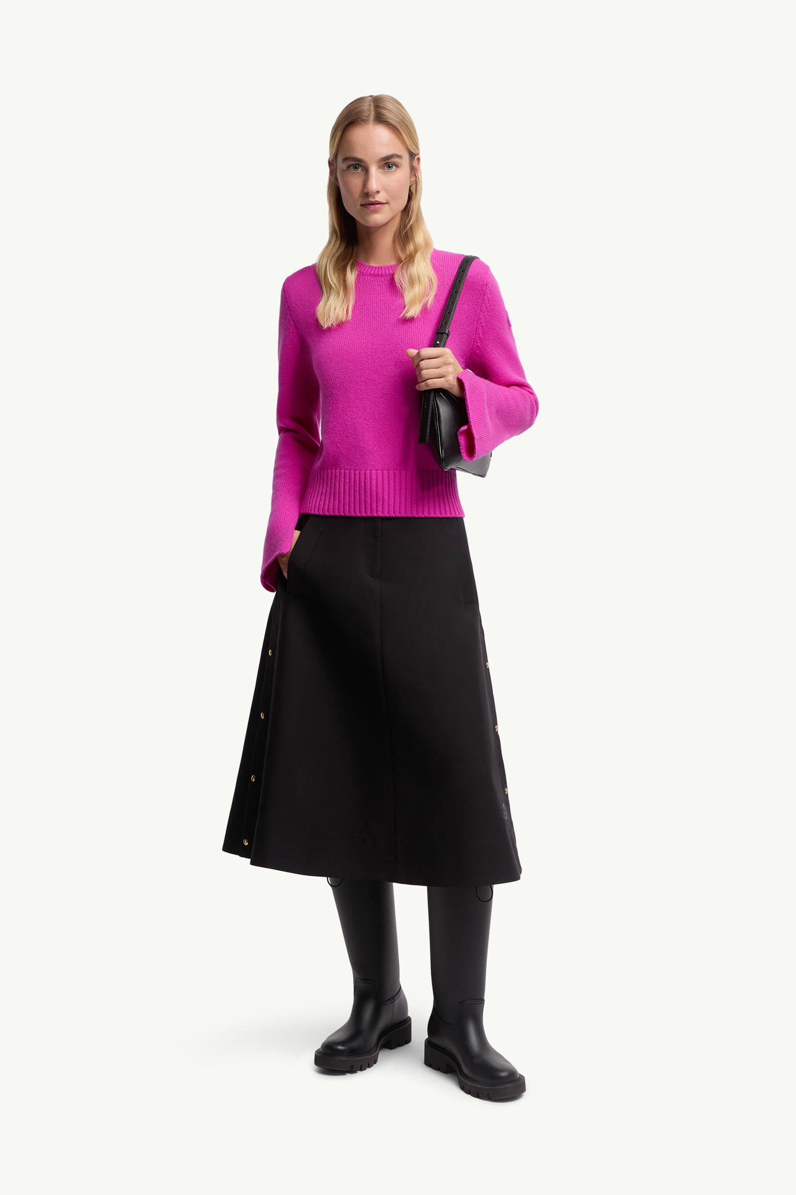 Wool & Cashmere Jumper Women Pink Moncler 0