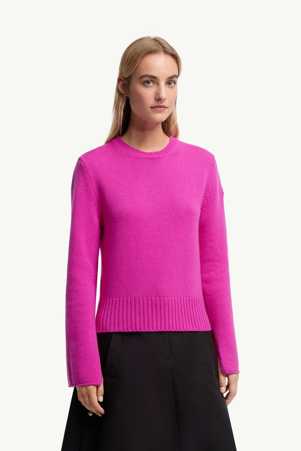 Wool & Cashmere Jumper Women Pink Moncler 3