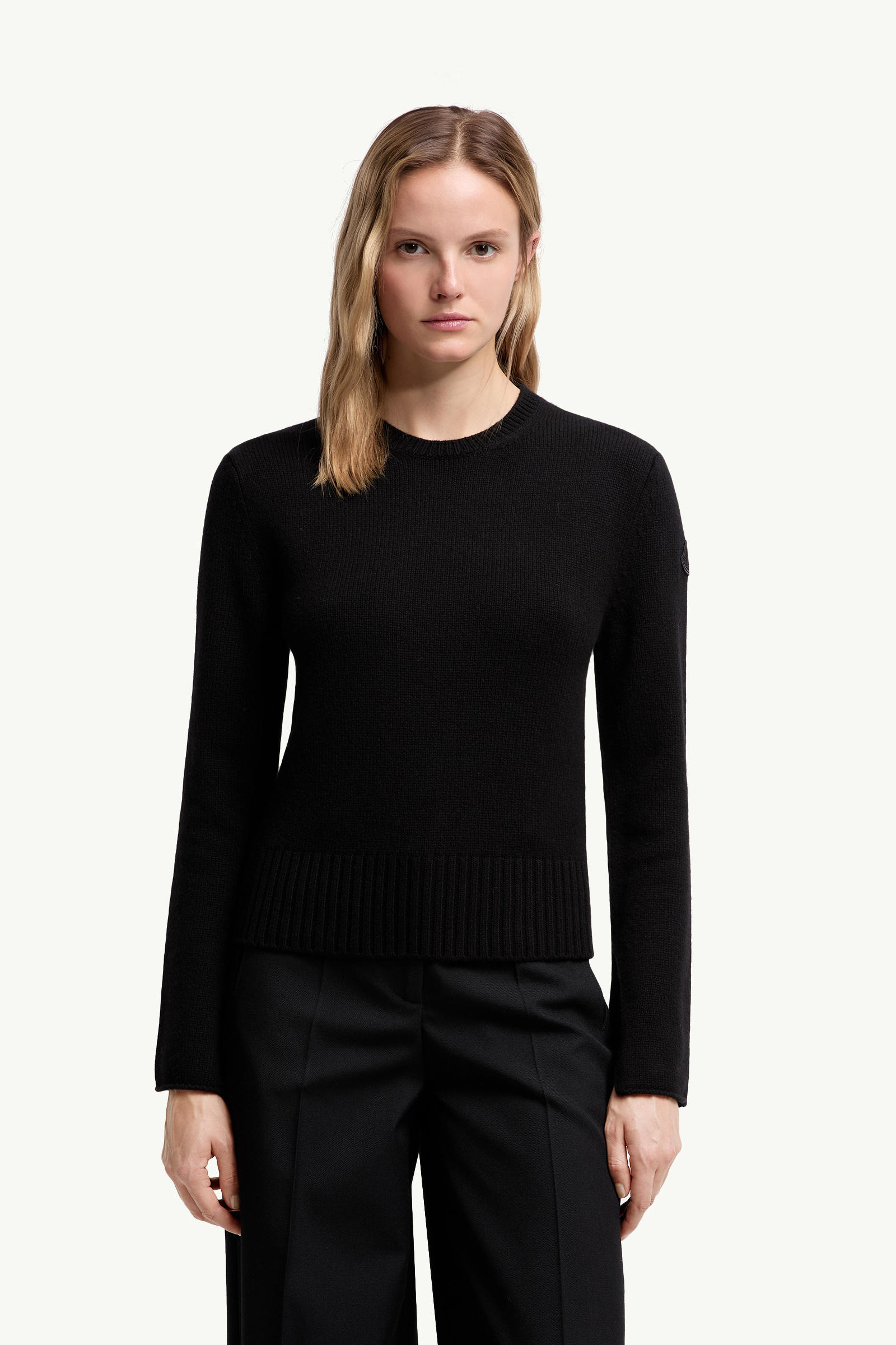 Jersey de lana y cachemira Mujer Negro Moncler 3