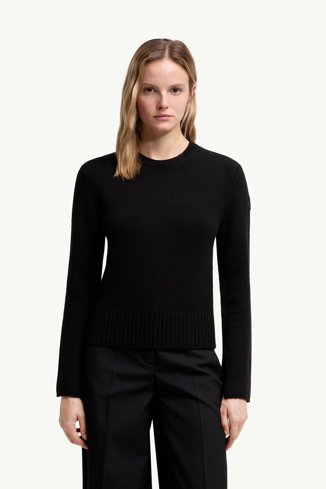 Wool & Cashmere Sweater Women Black Moncler 3