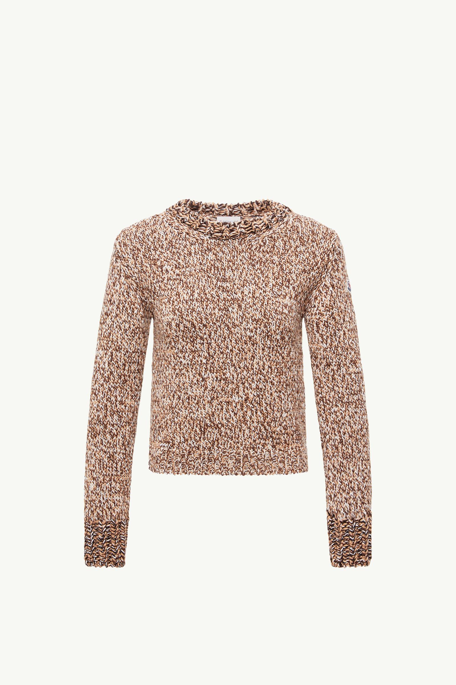 Brown Mouliné Wool Sweater - Sweaters & Cardigans for Women