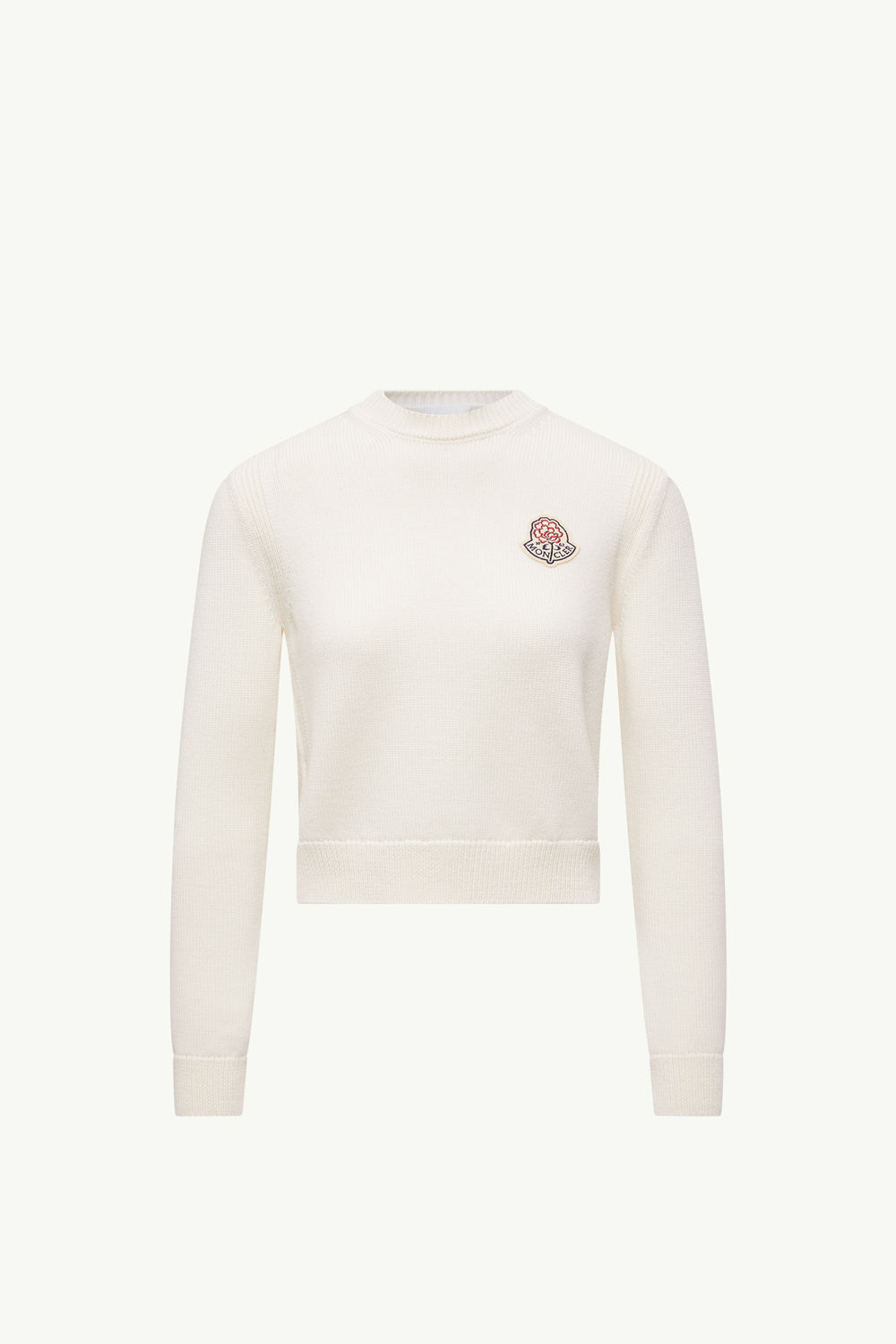 T-shirt à col rond Femmes Blanc Ivoire Moncler 2