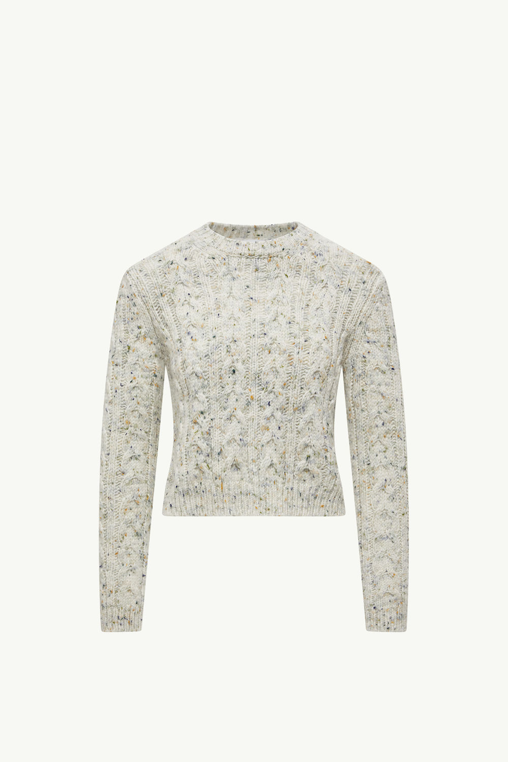 Wool Blend Jumper Women Ice Gray Moncler 2