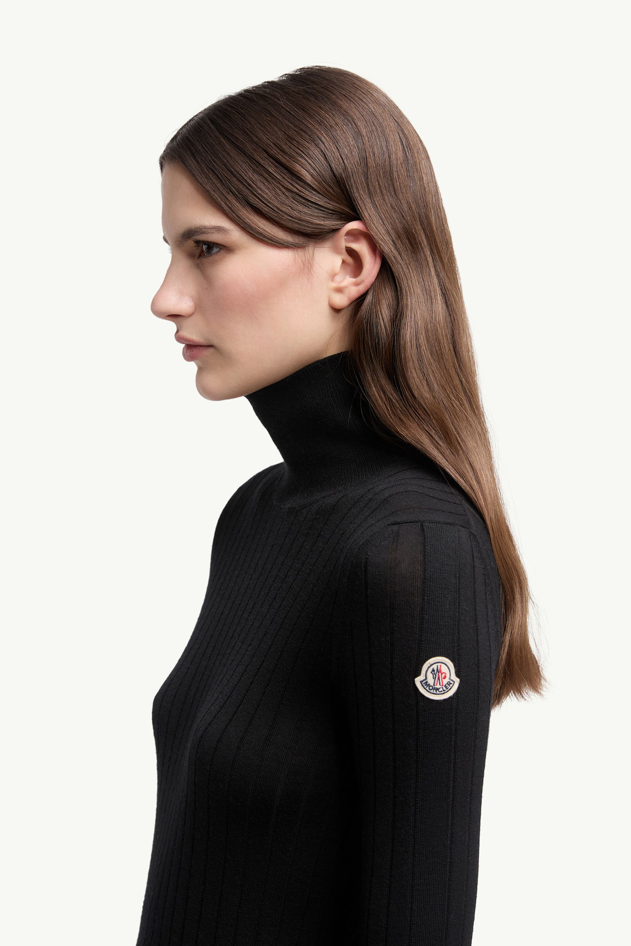 羊毛羊絨樽領毛衣 女士 黑色 Moncler 1