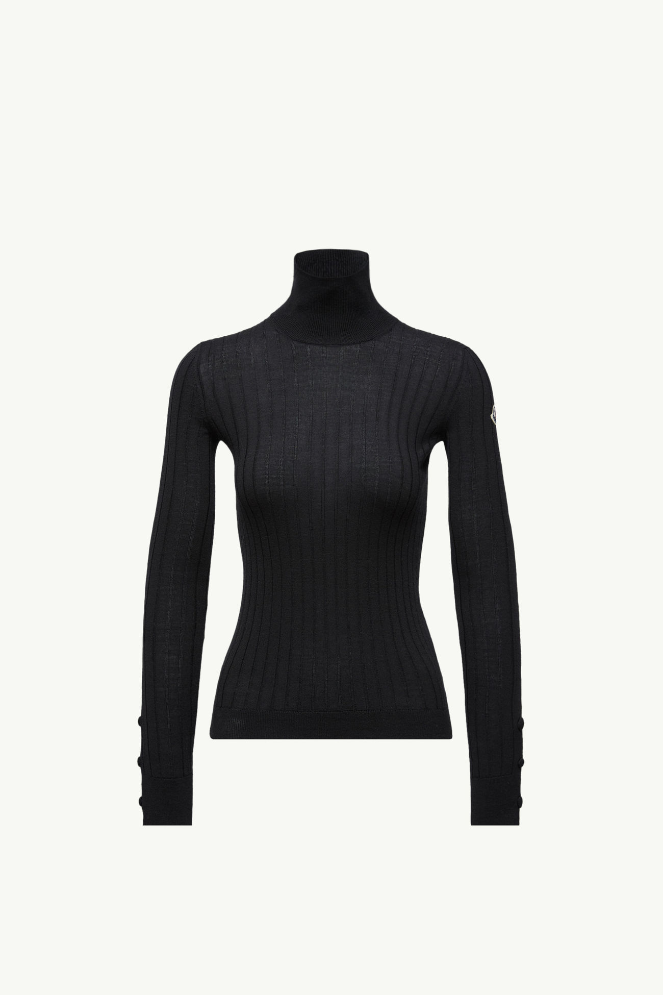 羊毛羊絨樽領毛衣 女士 黑色 Moncler 2