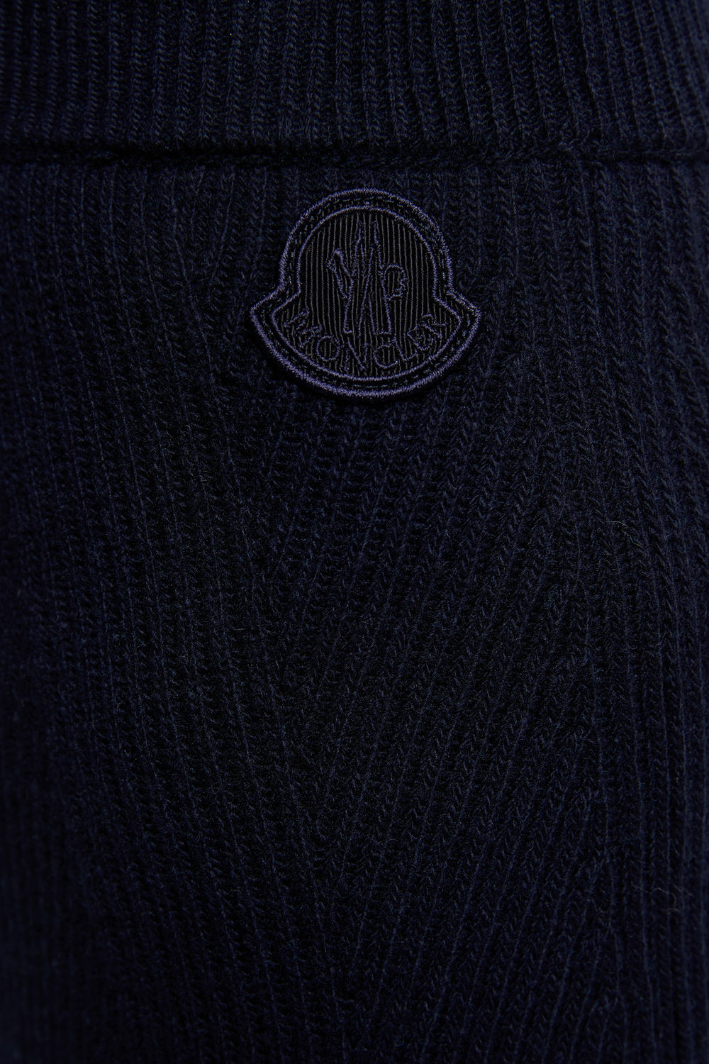 Wool & Cashmere Midi Skirt Women Dark Blue Moncler 5