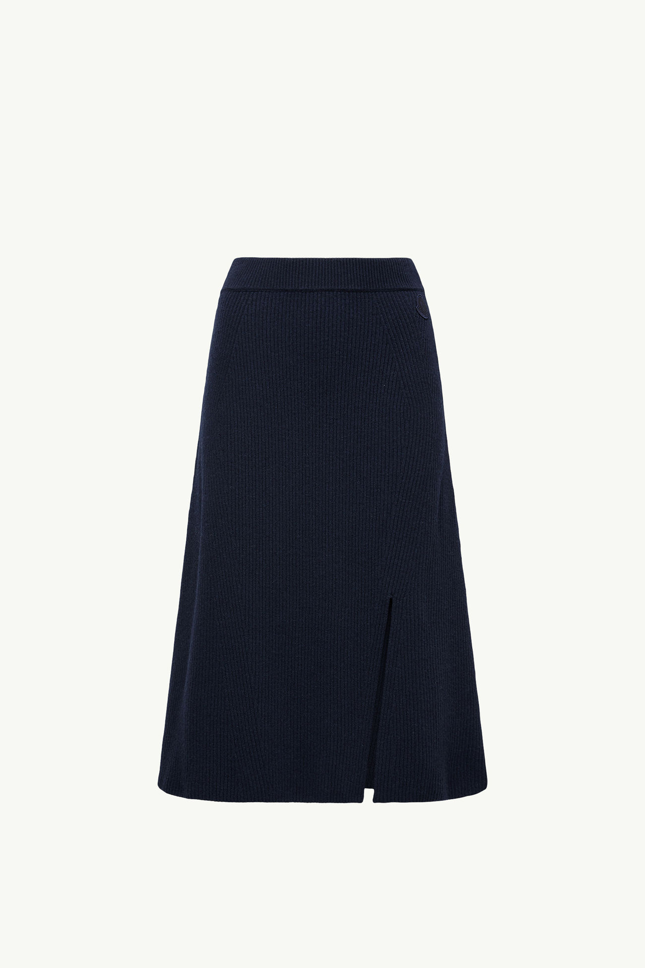 Gonna Midi in Lana e Cashmere Donna Blu Scuro Moncler 2