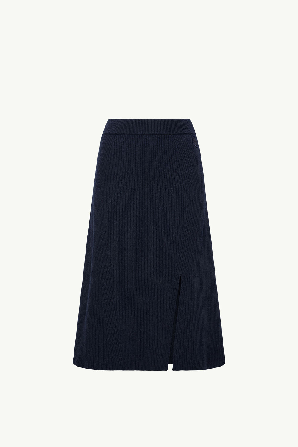 Wool & Cashmere Midi Skirt Women Dark Blue Moncler 2